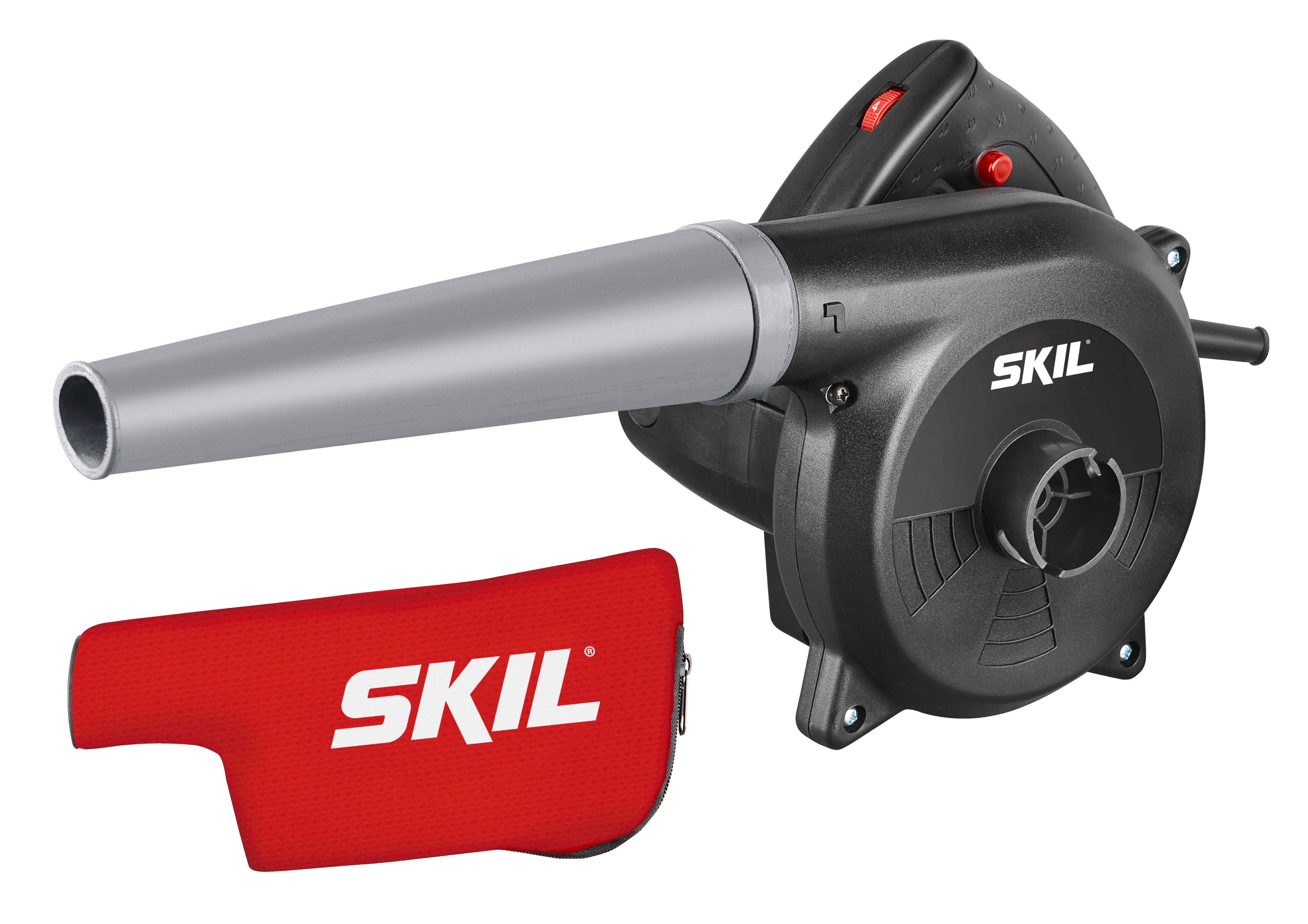 SKIL Akku-Heißluftgebläse Skil + Blasgerät 8600 Handgebläse 620W, Staubbeutel Bläser AA