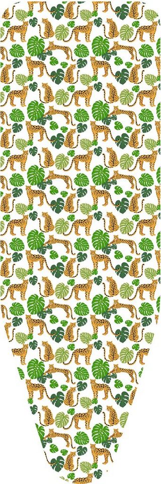 Colombo Bügelbezug Leopard Türkis Uni 140x55cm Bügel Brettbezug Tischbezug 3587