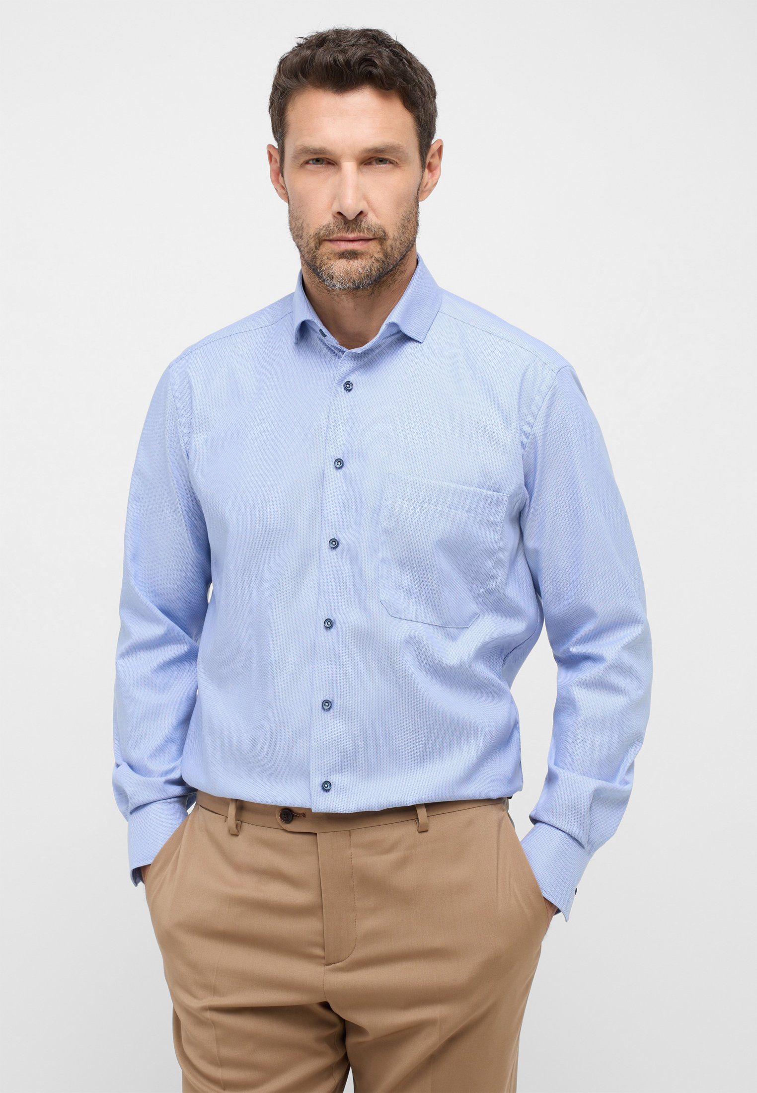 Eterna Langarmhemd COMFORT FIT NON IRON günstig online kaufen