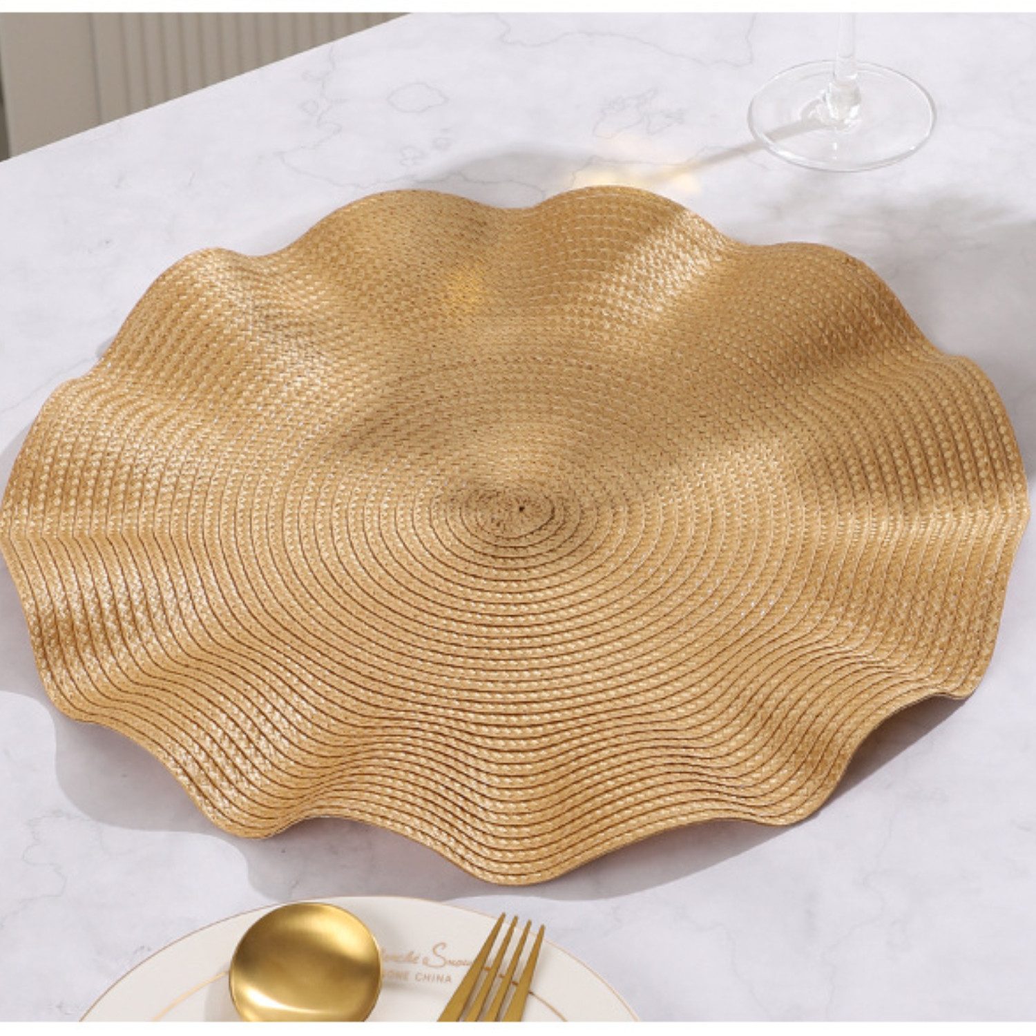 BYSURE Platzset, (6-St), Rundes, waschbares Tischset günstig online kaufen