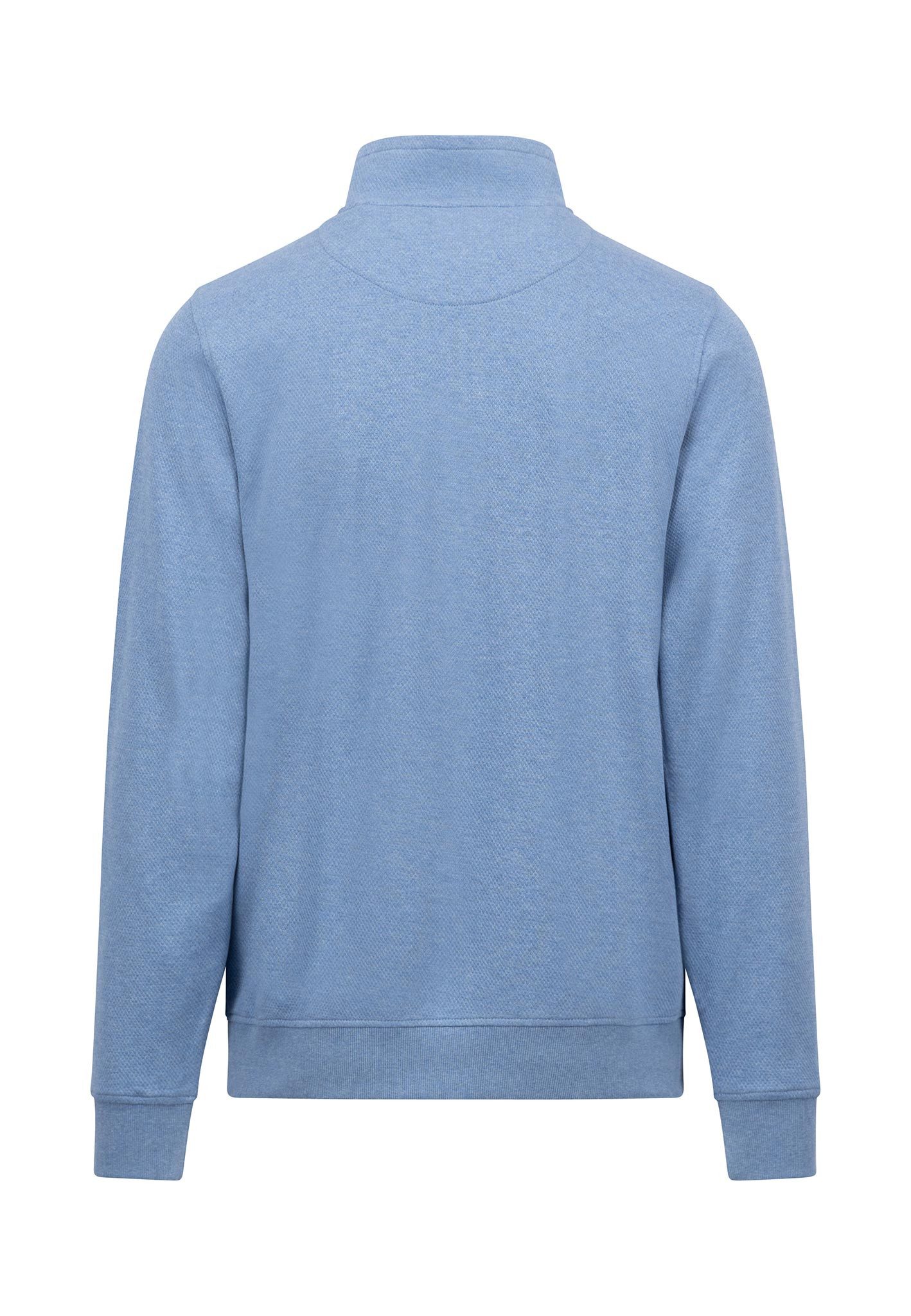 FYNCH-HATTON Langarmshirt Troyer, Structure Interlock
