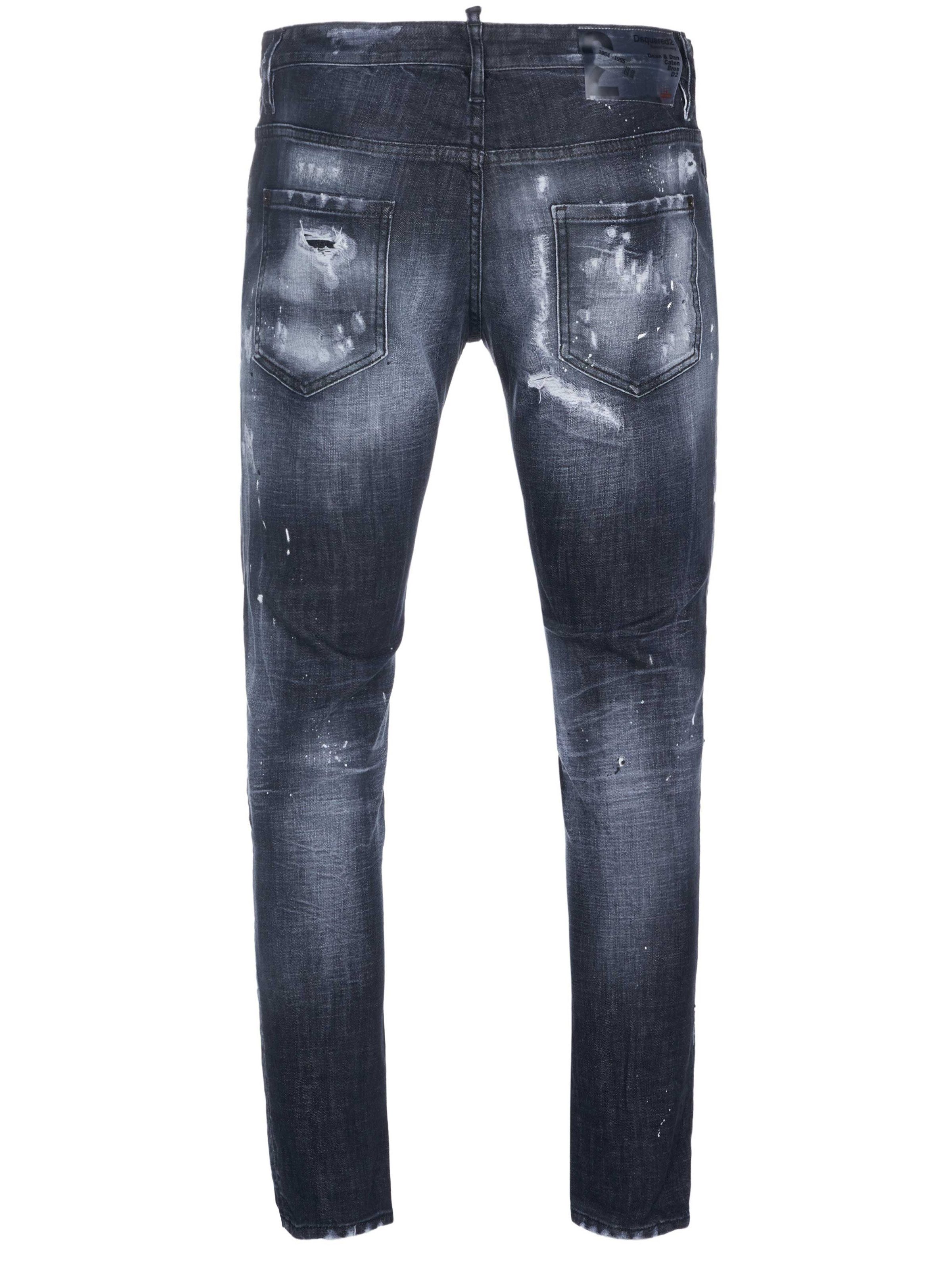 Dsquared2 Straight-Jeans Dsquared2 Skater Jeans schwarz günstig online kaufen