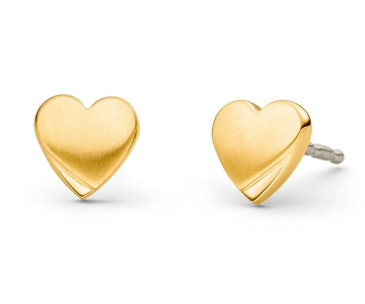 Boccia Paar Ohrstecker Damen-Ohrstecker Titan vergoldet