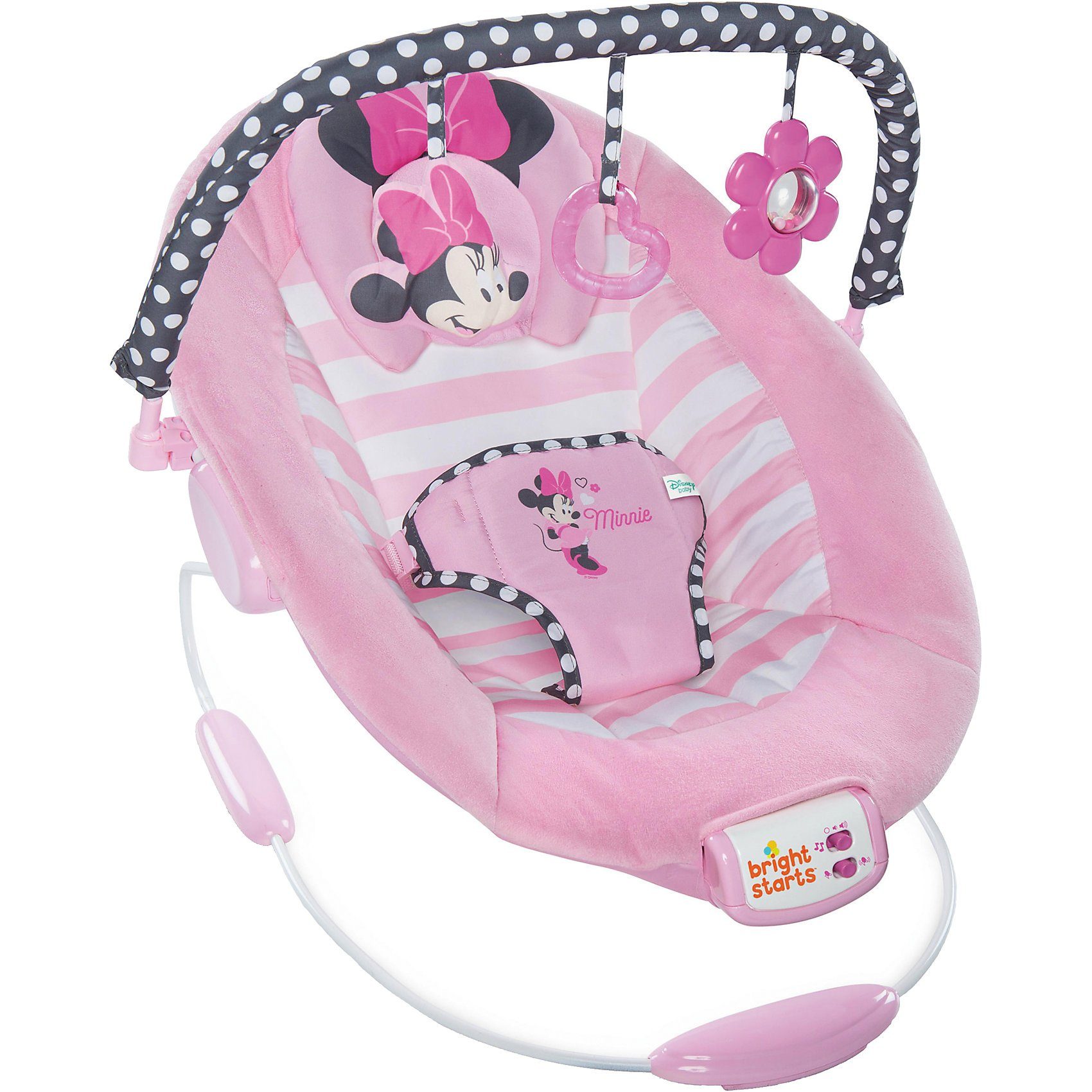 Kids II Wippe Bouncer™, Minnie Mouse, rosa/weiß OTTO