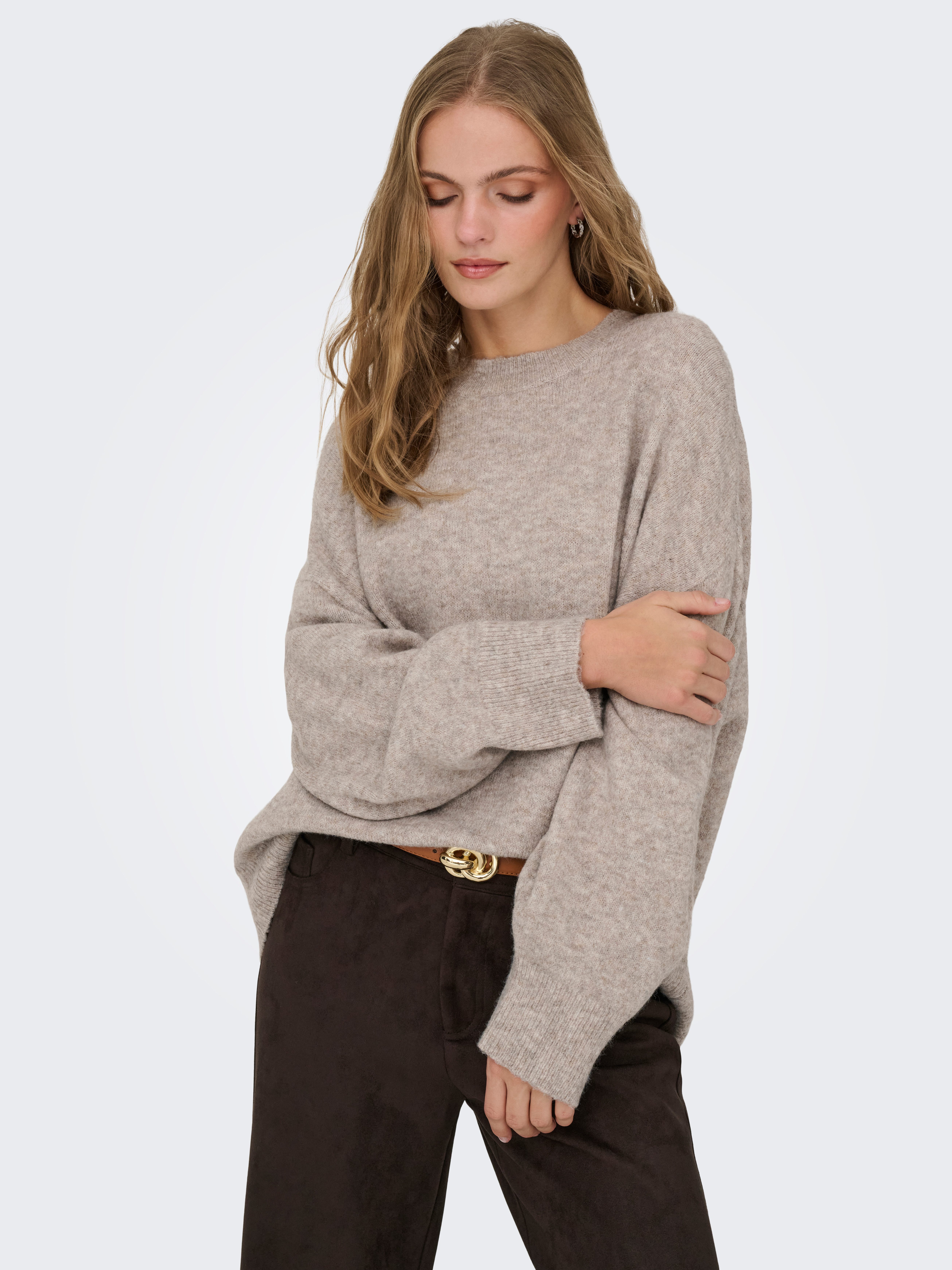 JDY Strickpullover JDYSONJA L/S O-NECK PULLOVER KNT NOOS günstig online kaufen