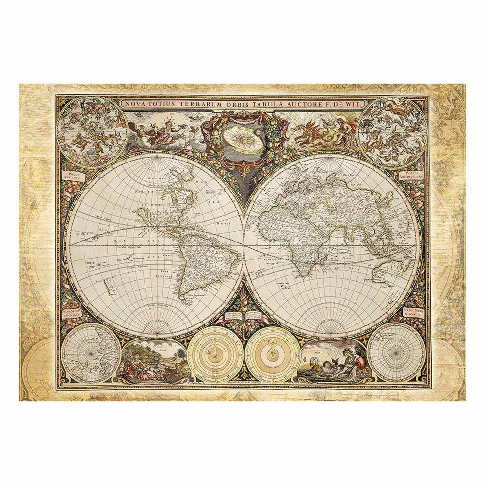 Schmidt Spiele 2000 Weltkarte, Puzzleteile Puzzle Historische