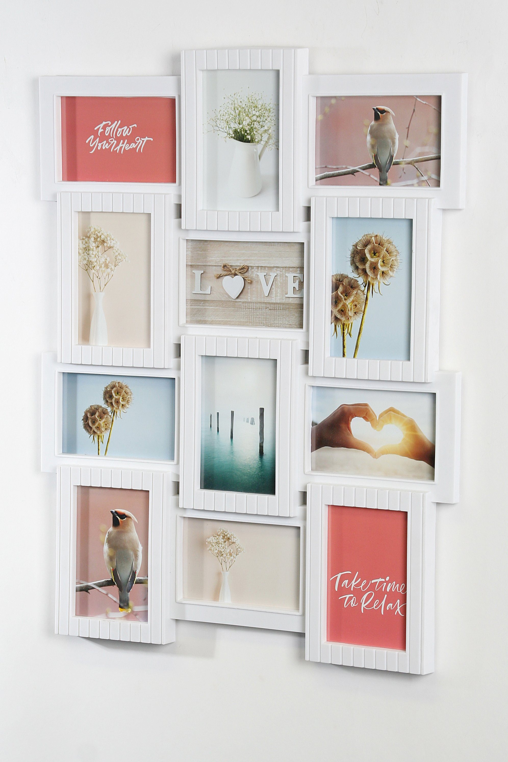 Wackadoo Living Bilderrahmen Collage Fotorahmen Collage Kunststoff Portrait günstig online kaufen