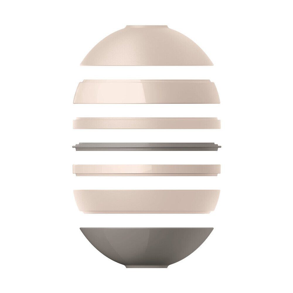 Villeroy & Boch Geschirr-Set Signature La Boule 7-tlg. Iconic Pure Beige (1-tlg), Premium Porcelain, 7-teiliges Kombiservice, Geschirrset, Tafelservice, für 2 Personen
