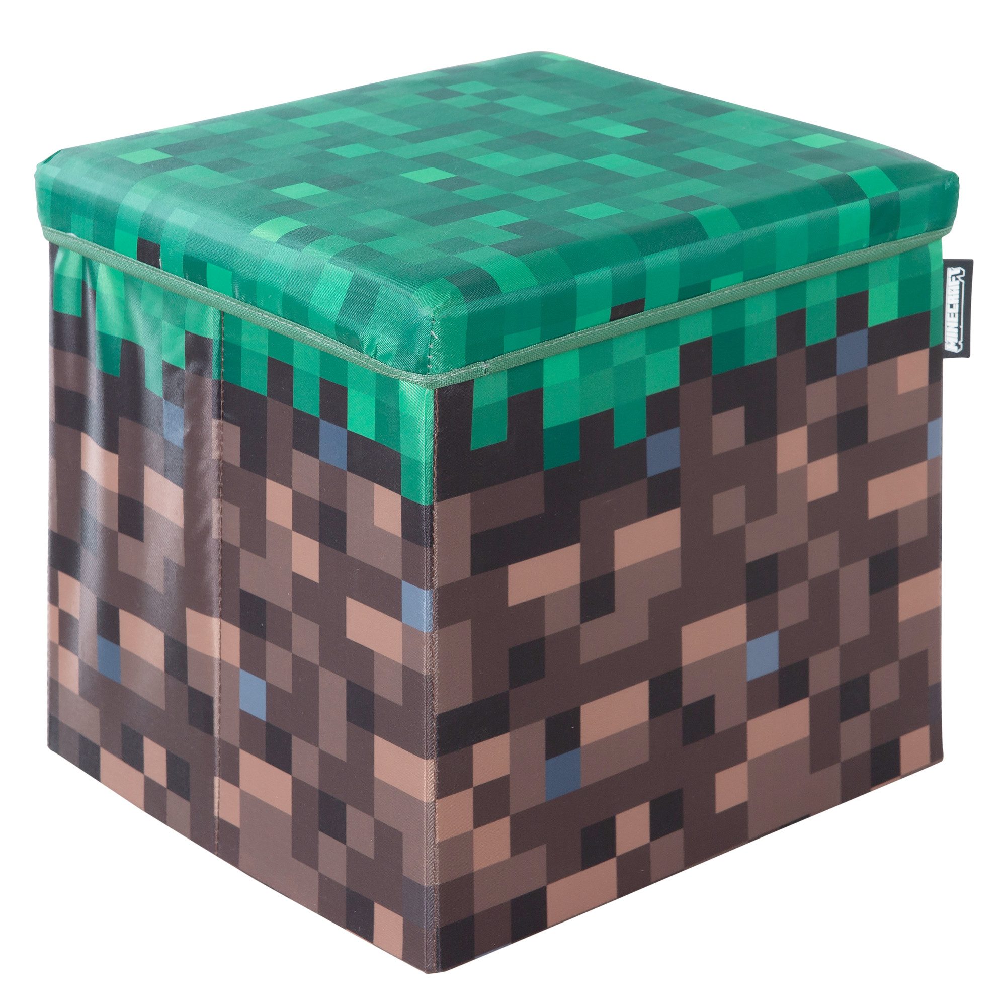 Minecraft Aufbewahrungsbox & Sitzbox - in Minecraft Gras-Block Design - Per günstig online kaufen