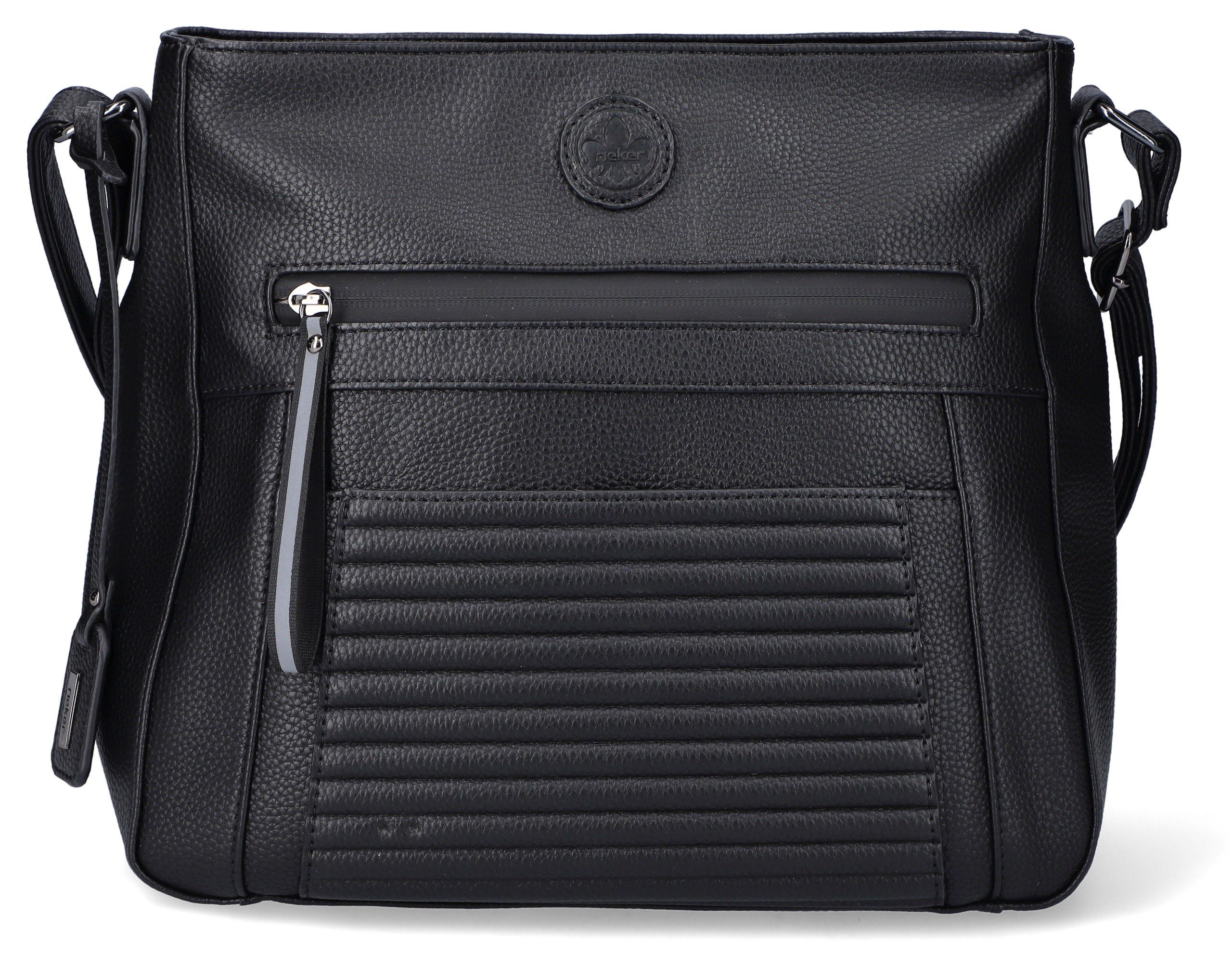 Rieker Umhängetasche, Schultertasche, Damen-Handtasche, mit praktischen Fächern