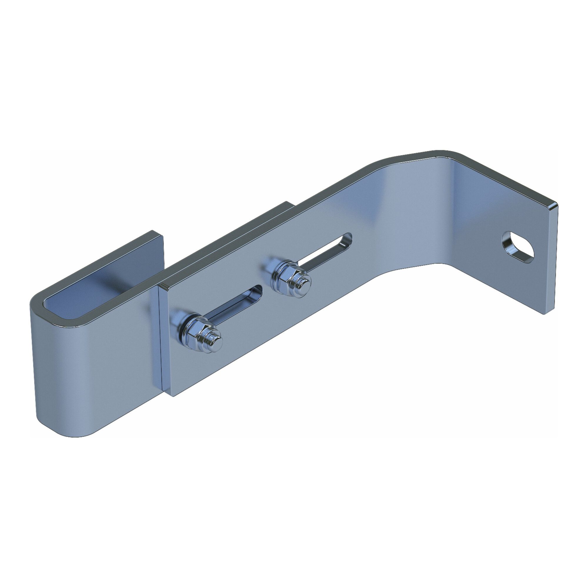 Zarges Montageanker ZARGES Wandhalter, verstellbar 150 - 190 mm Edelstahl für GFK-Leiter