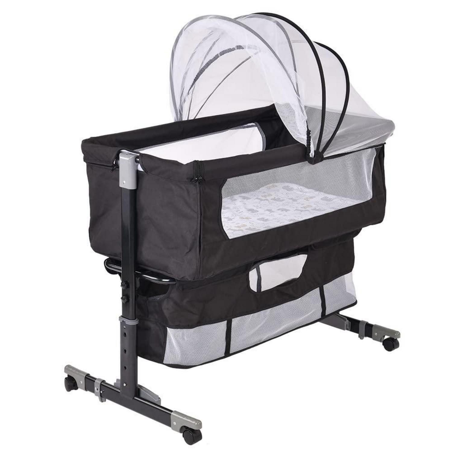 LuxusKollektion Beistellbett Beistellbett Baby mit Korb