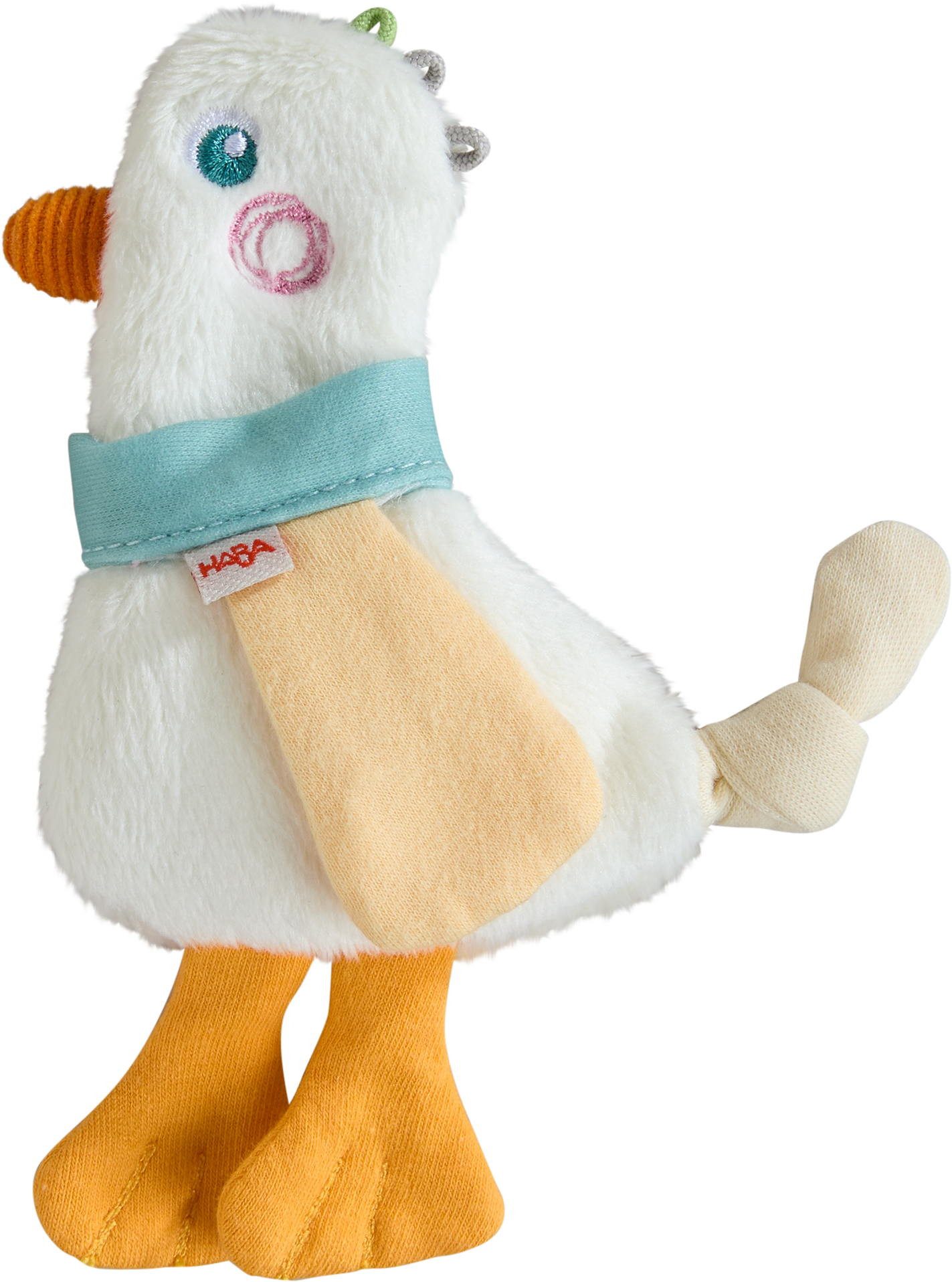 Haba Rassel Babywelt Rasselgreifling Gans 2014038001