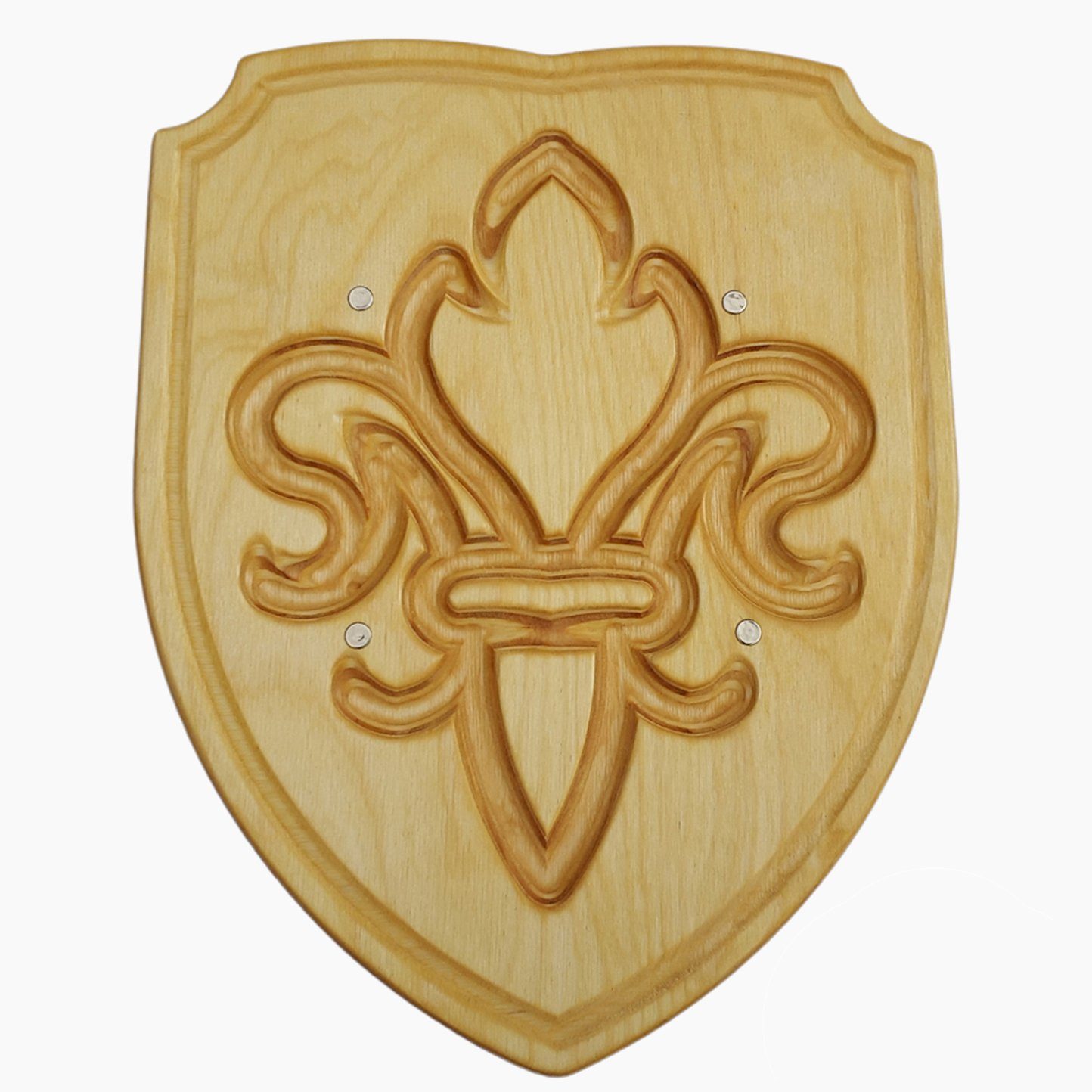 Madera Spielzeuge Spielzeug-Ritterschild Schild Lilie, (packung, 1-tlg., set), Vielfach erprobt im ritterlichen Spiel