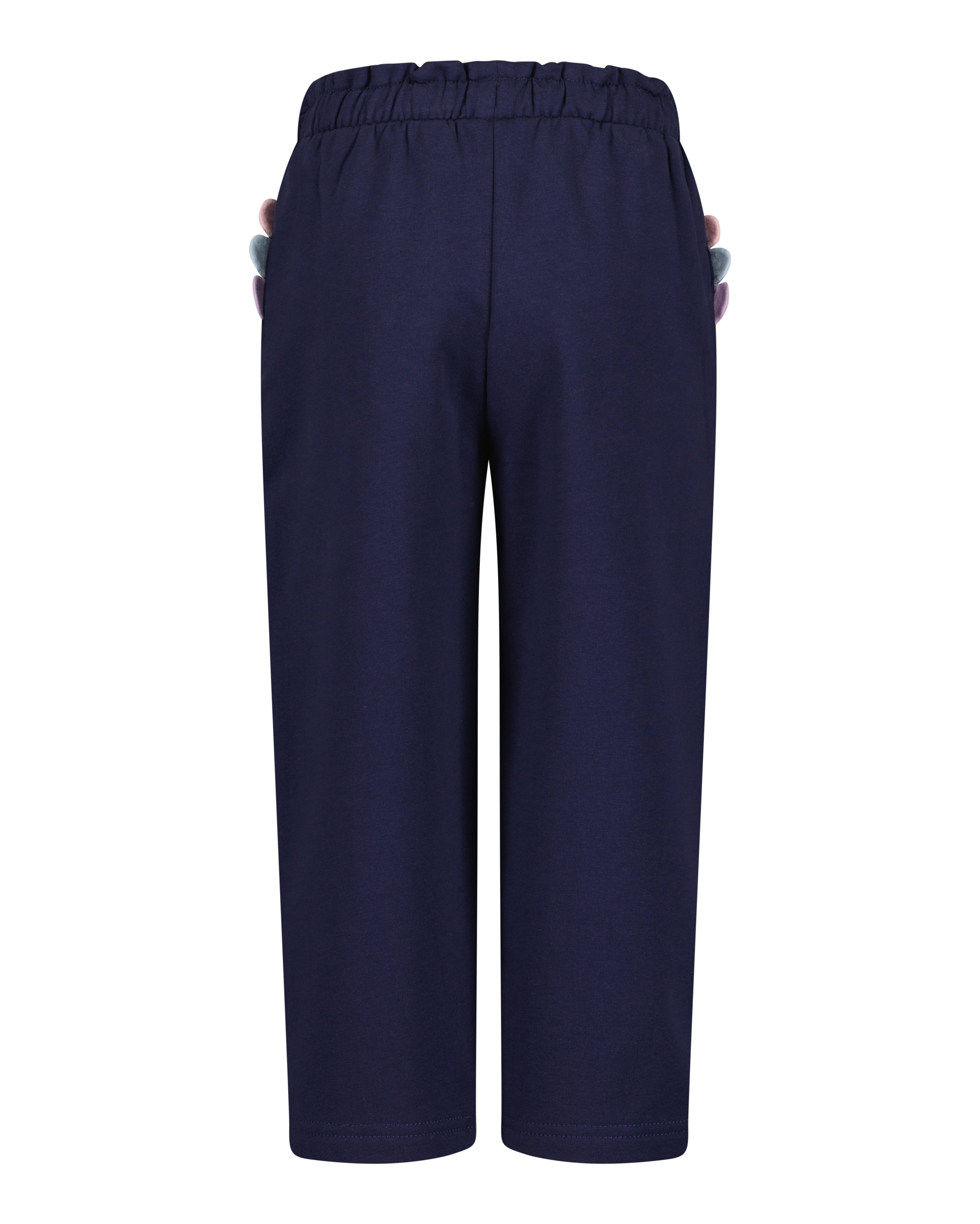Blue Seven Sweathose Baumwollmischung, Druck mit bewegter Applikation