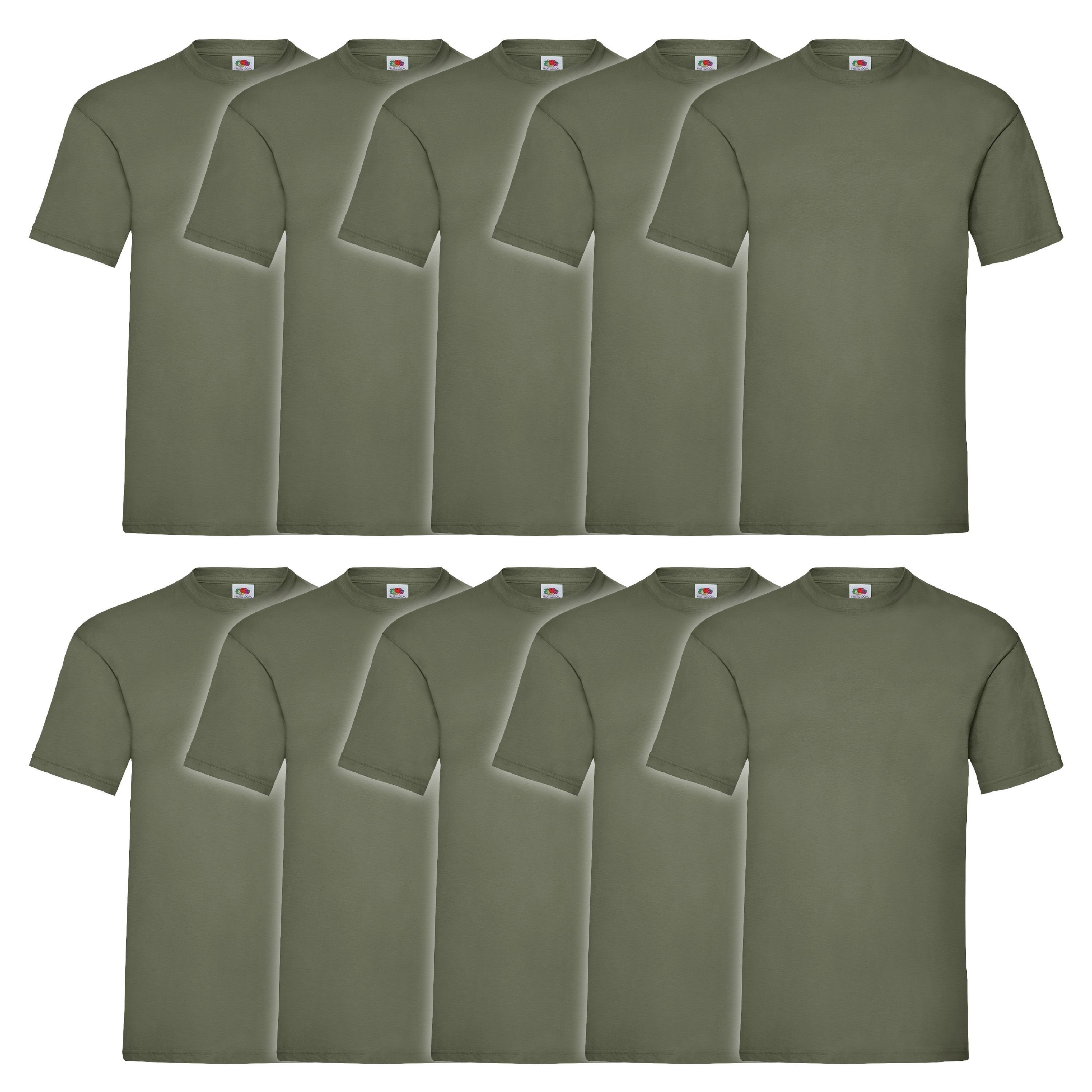 Fruit of the Loom Rundhalsshirt Fruit of the Loom Valueweight T 10er Pack günstig online kaufen