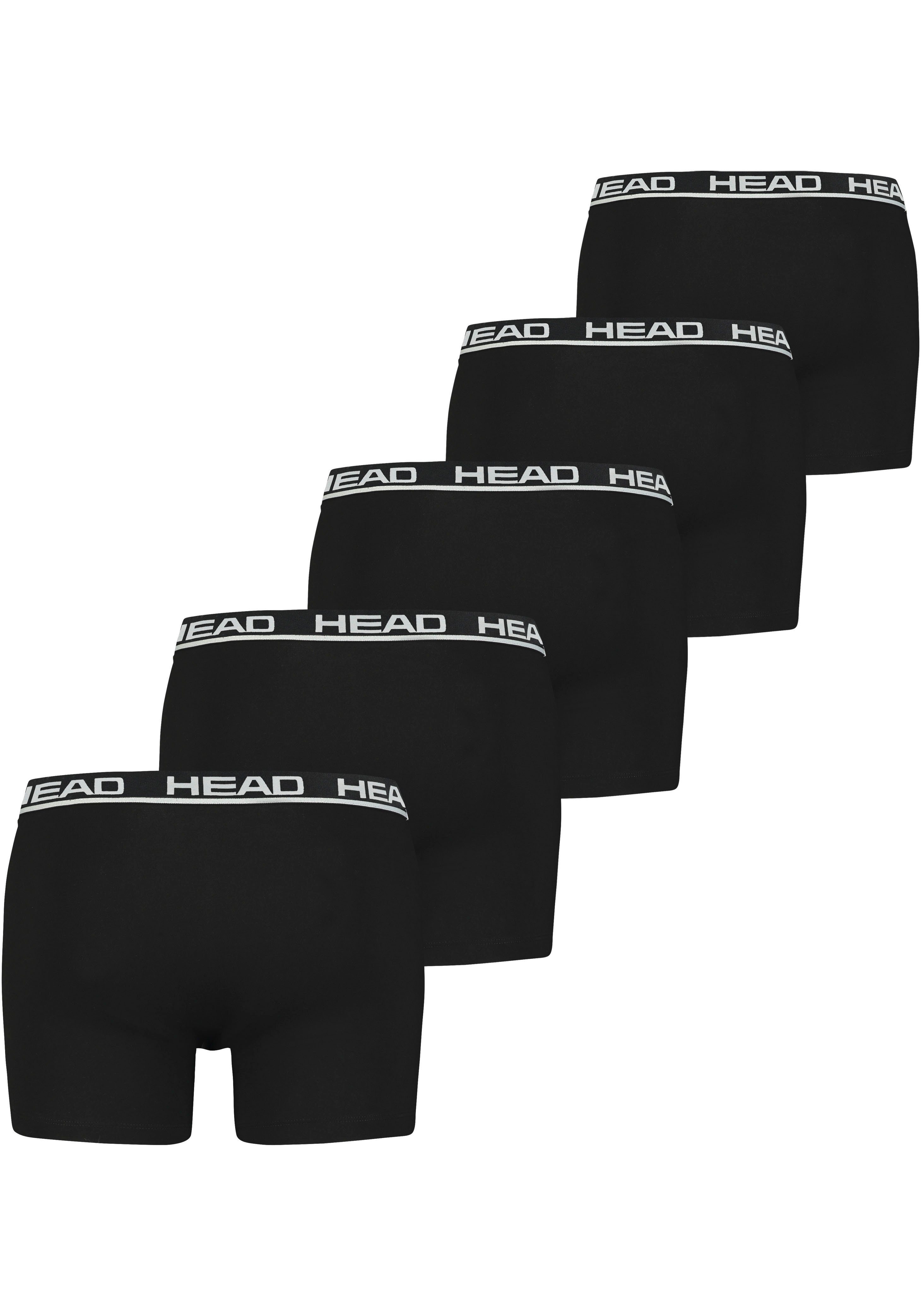 5P BASIC Head BOXER Schwarz ECOM HEAD (5-St) Boxershorts