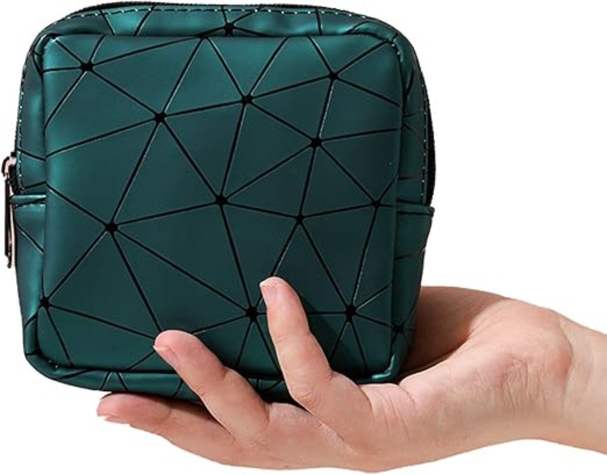 Montegoni Aufbewahrungstasche Damenbinde Aufbewahrungstasche Tampon Periode Tasche Veranstalter (1 X Damenbinde Aufbewahrungstasche, Mini Make-up Geldbörse Halter), Mini Make-up Geldbörse Halter, Slipeinlagen,für Mädchen Reisen