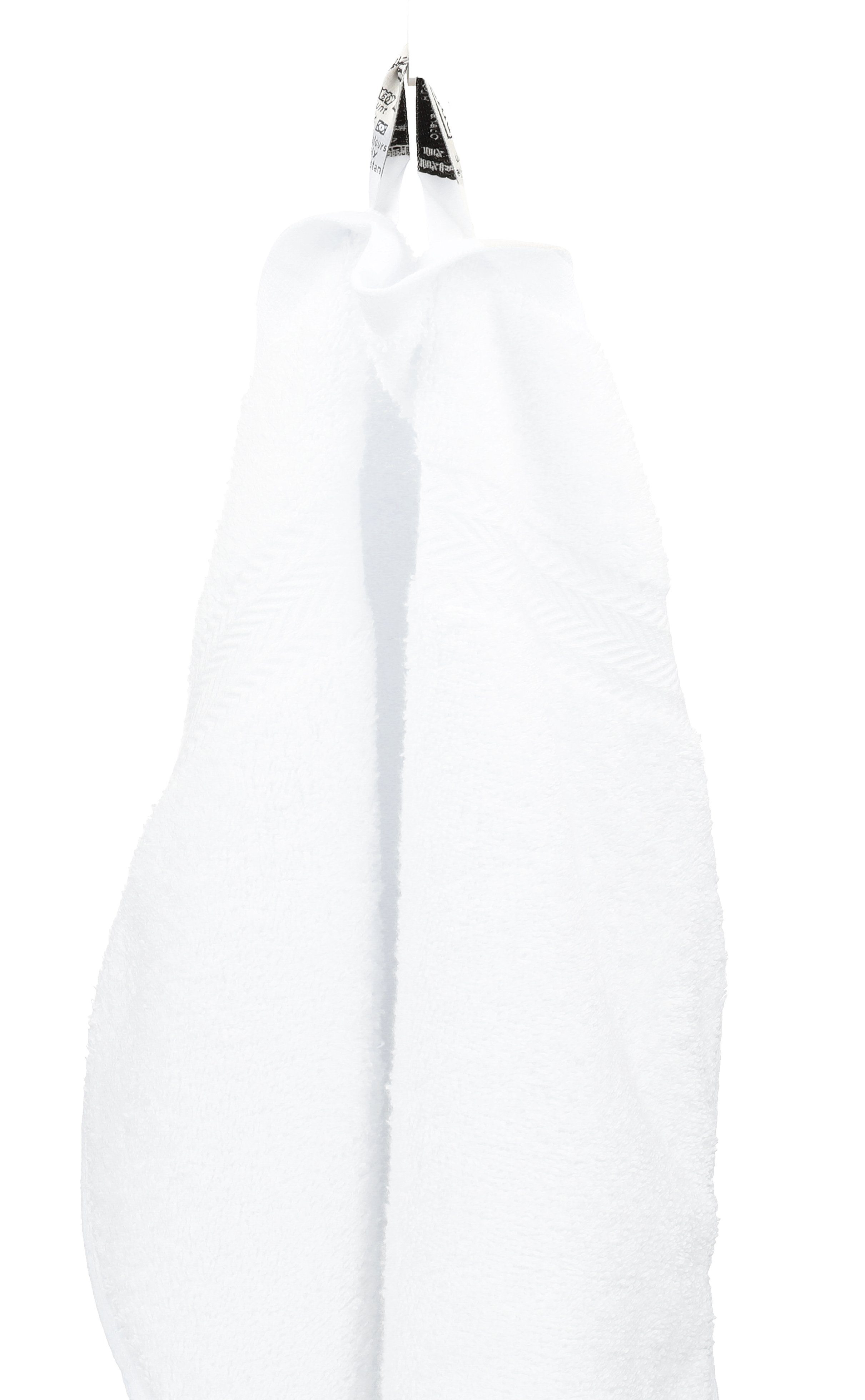 Betz Gästehandtücher 20 Stück Gästetuch-Set Premium 30x50 cm Farbe weiß, 100% Baumwolle