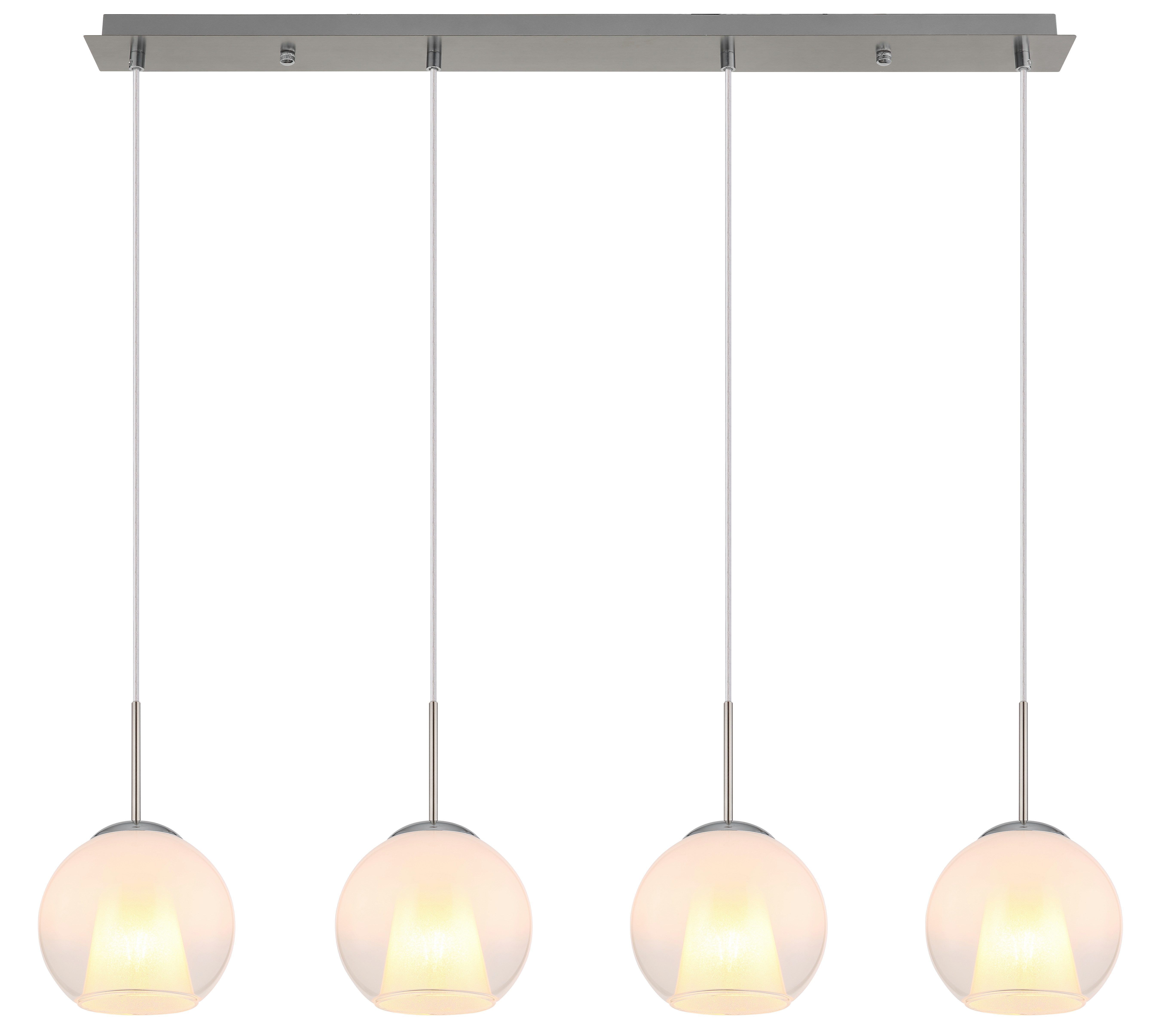 GLOBO LIGHTING Hängeleuchte BARRY, ohne Leuchtmittel, Hängelampe/Pendelleuchte/Esszimmer/Wohnzimmer/Esstisch