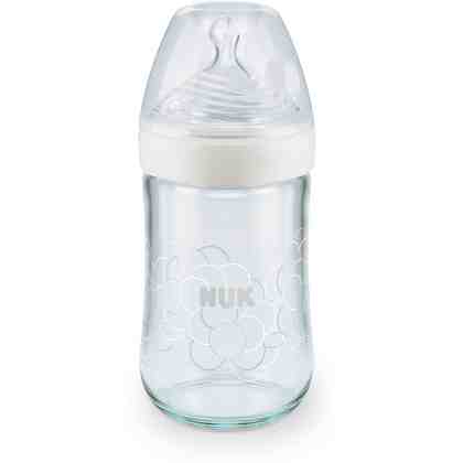 NUK Weithals Flasche Nature Sense, weiß, 240 ml
