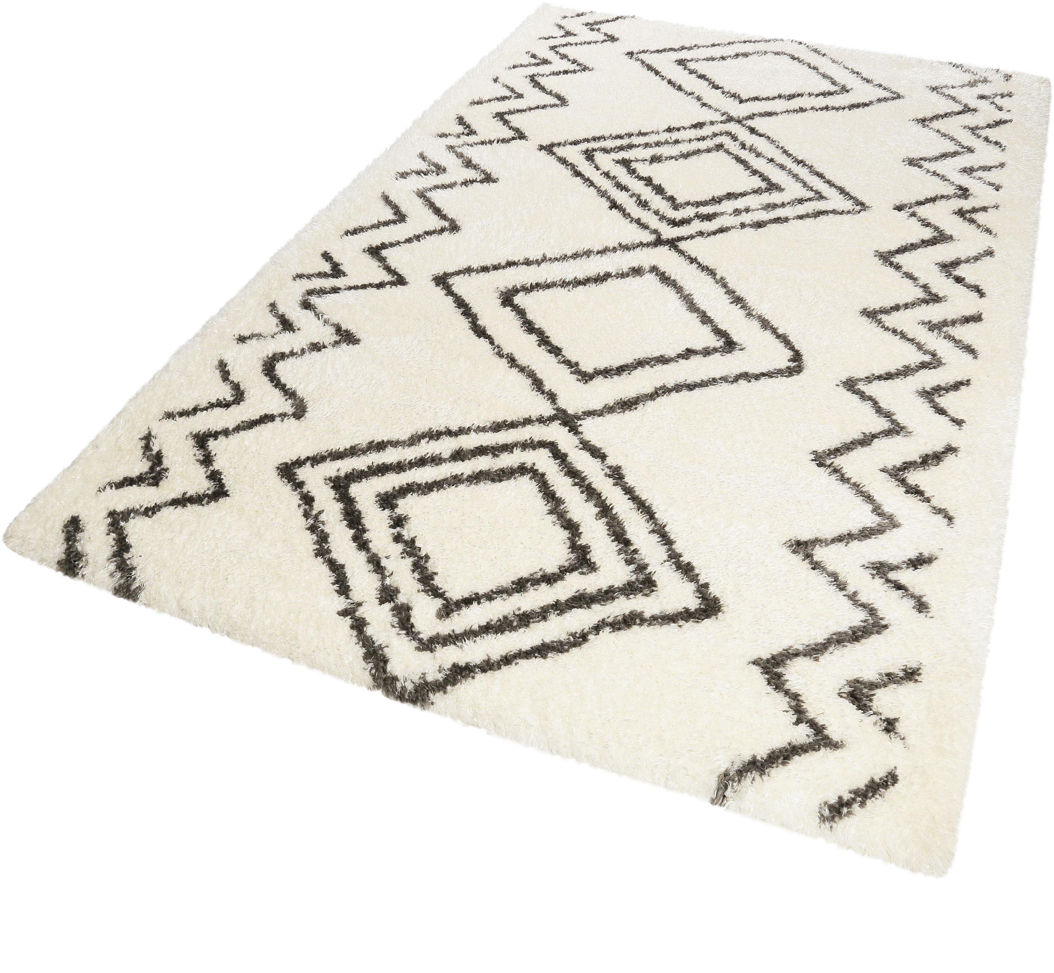 Hochflor-Teppich »Yagour«, , rechteckig, Höhe 50 mm, Besonders weich durch Microfaser Hochflor-Teppich »Yagour«, , rechteckig, Höhe 50 mm, Besonders weich durch Microfaser