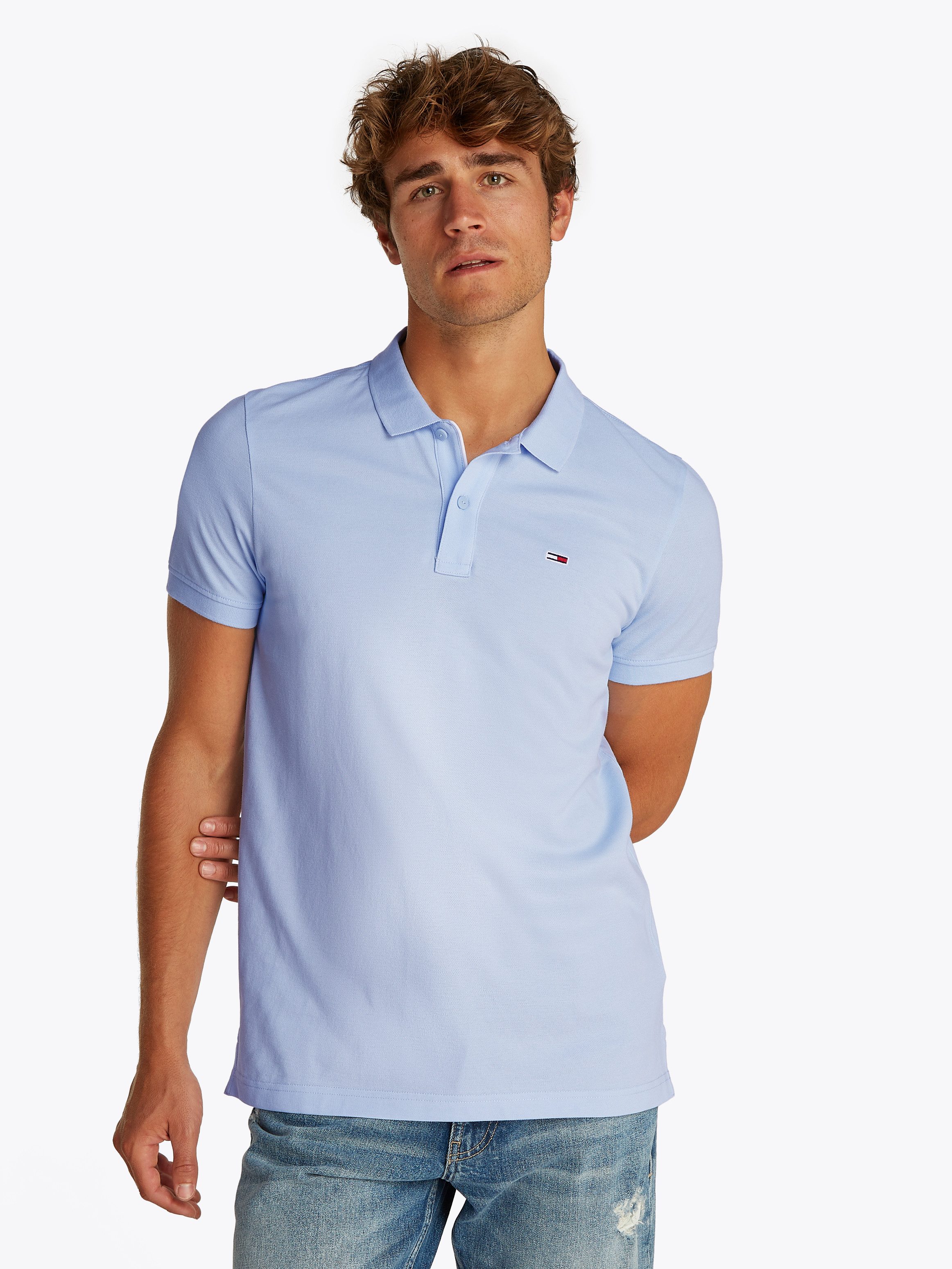 Tommy Jeans Poloshirt TJM SLIM PLACKET günstig online kaufen