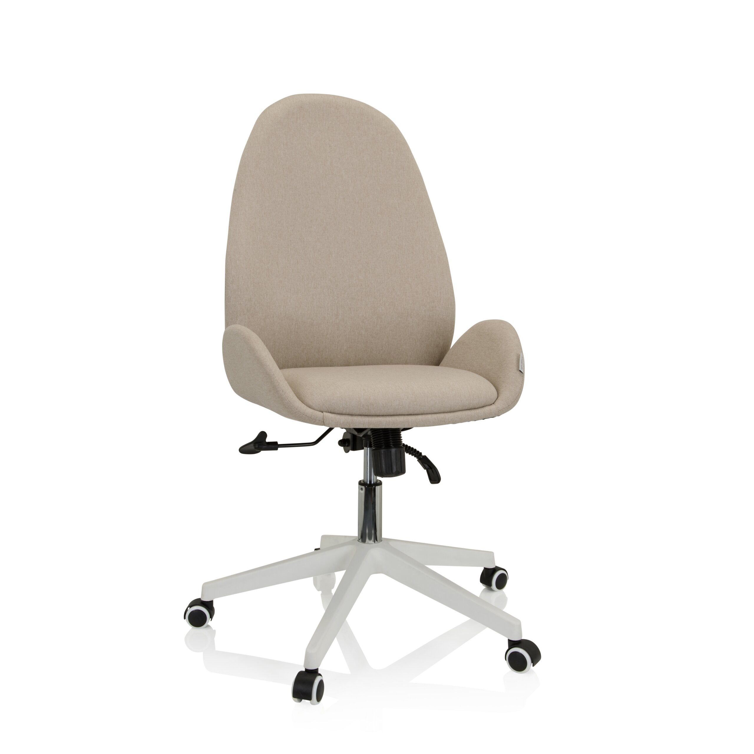 hjh OFFICE Drehstuhl Home Office Bürostuhl Avea I Stoff mit Armlehnen (1 St), Schreibtischsessel, Drehbarer Schreibtischstuhl