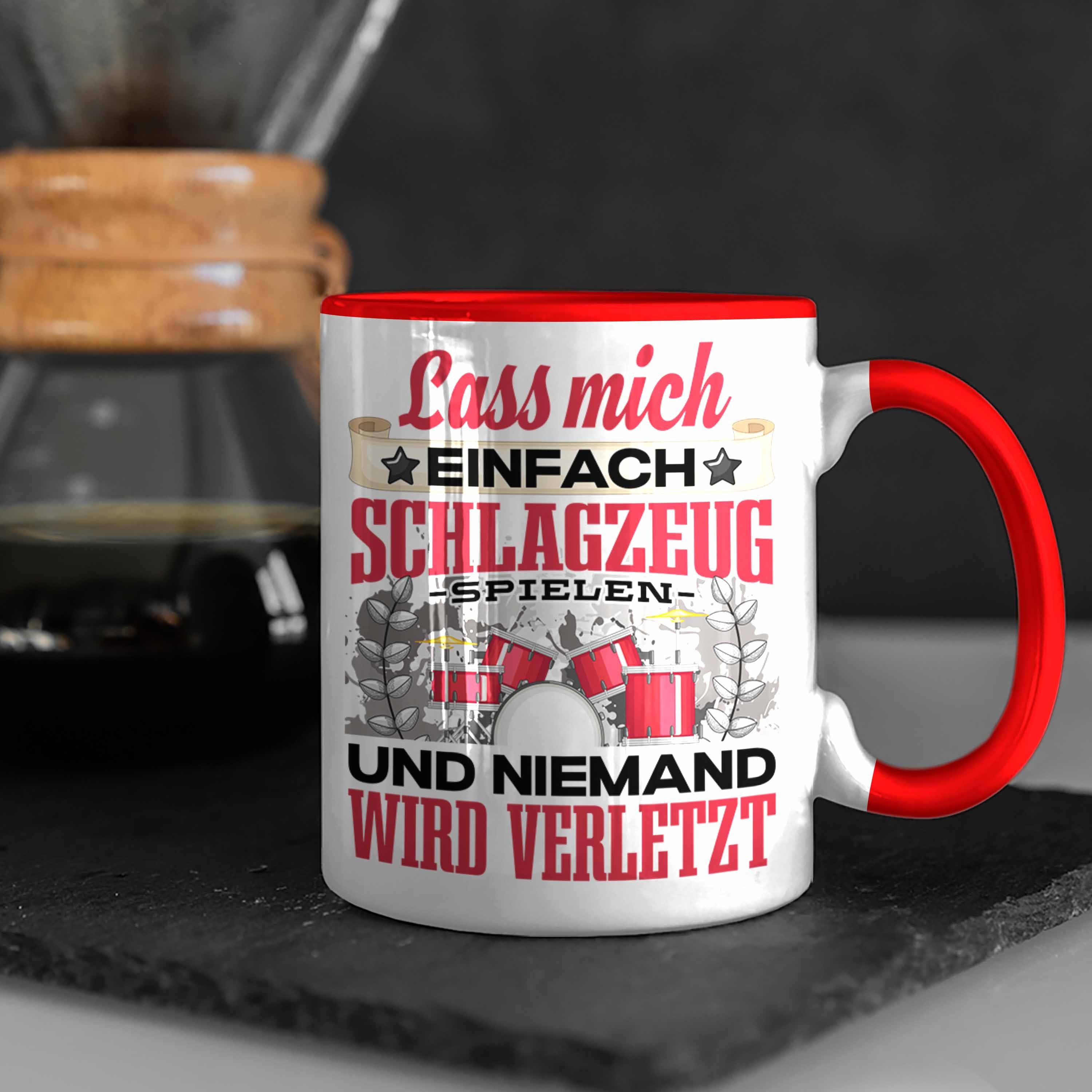 - Gesch Rot Schlagzeug-Spieler Spruch Geschenk Trendation Tasse Trendation Schlagzeug Tasse