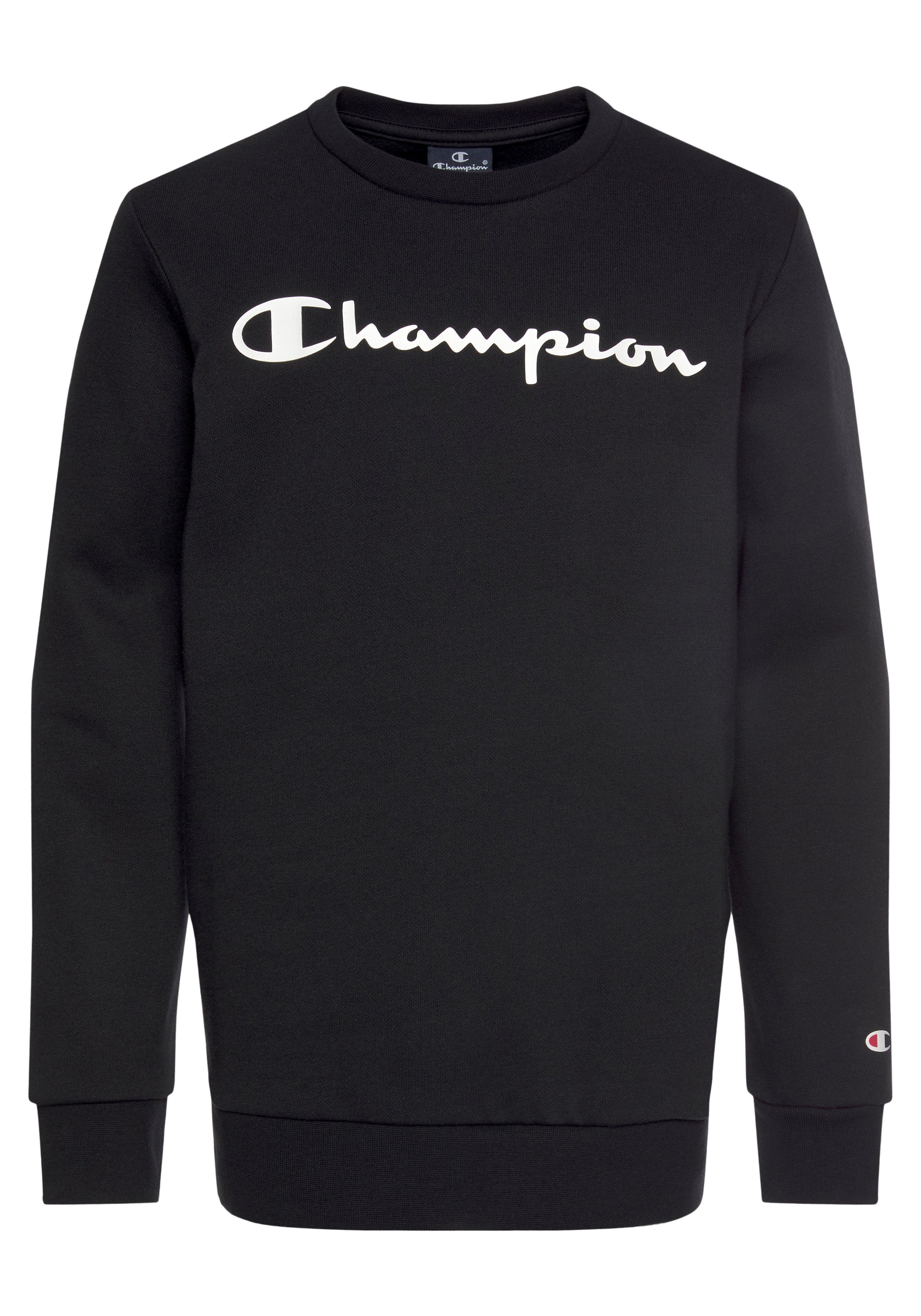 Sweatshirt schwarz Crewneck Champion Sweatshirt