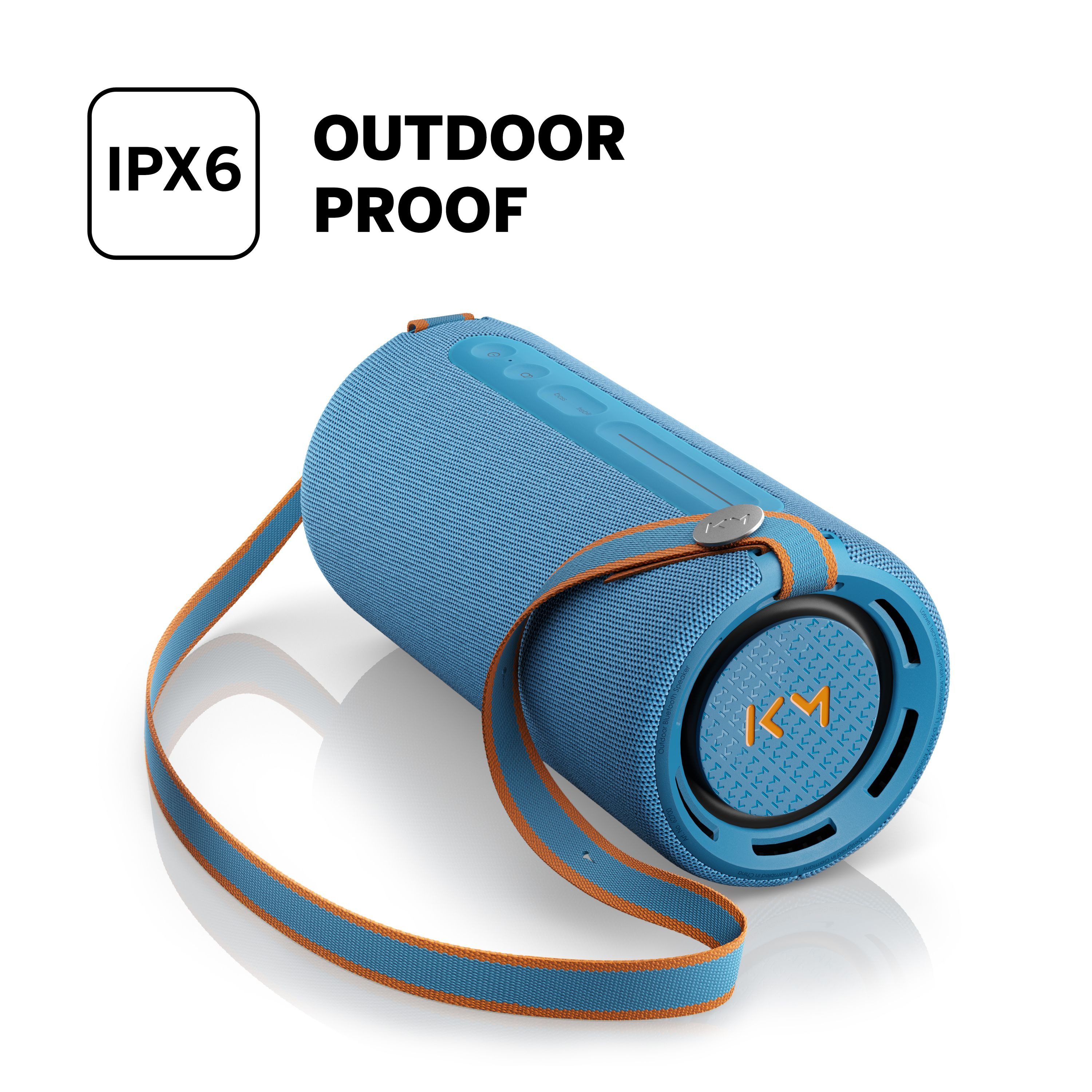 Loewe We. HEAR pro denim. Bluetooth-Speaker (Bluetooth, 100 W, Limited Edition in Kooperation mit Kylian Mbapp)