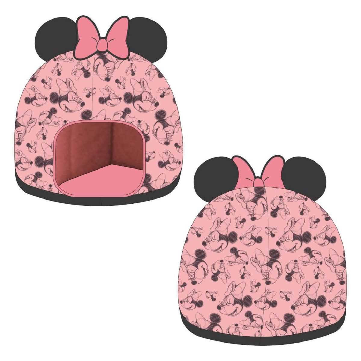 Cerda Tierbett Disney Minnie Haustierbett – Weiche Hundehöhle für kleine Hunde