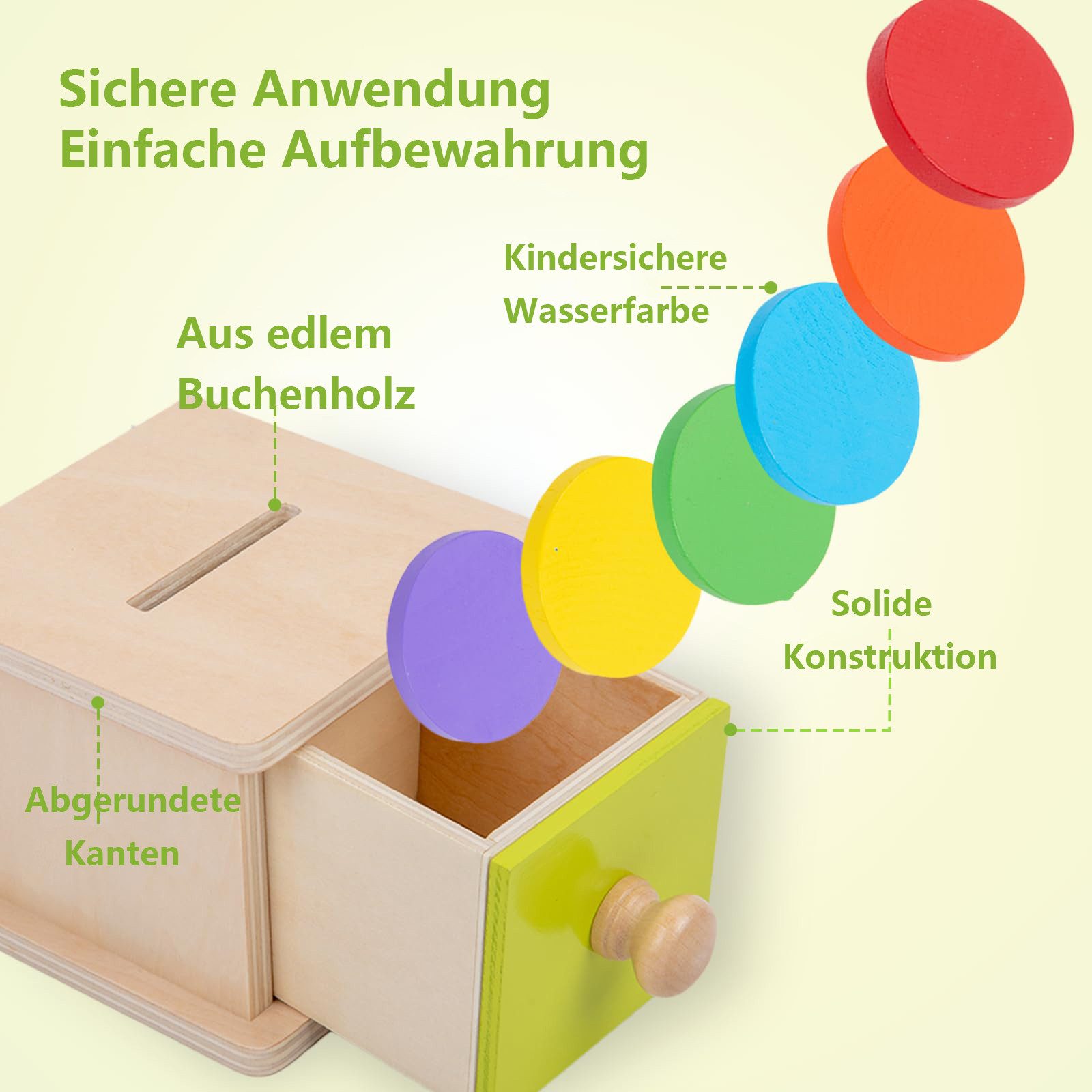 CLTYQ Lernspielzeug Lernspielzeug Montessori Spielzeug Kleinkind günstig online kaufen
