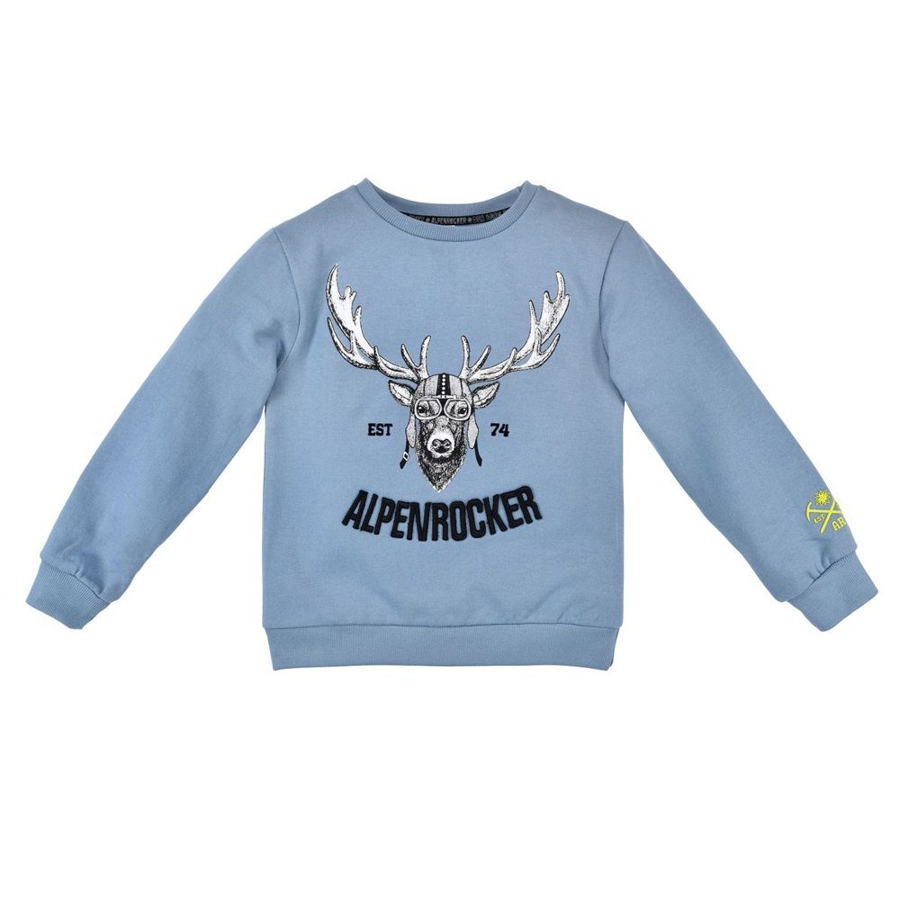 T-Shirt Jungen Sweatshirt 'Alpenrocker' 29906, Blau