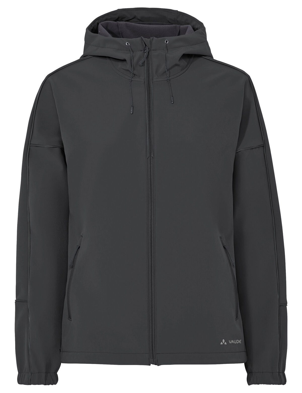 VAUDE Fahrradjacke Women's Cyclist Softshell Jacket (1-St) für den aktiven Alltag, winddicht mit verstellbarer Kapuze