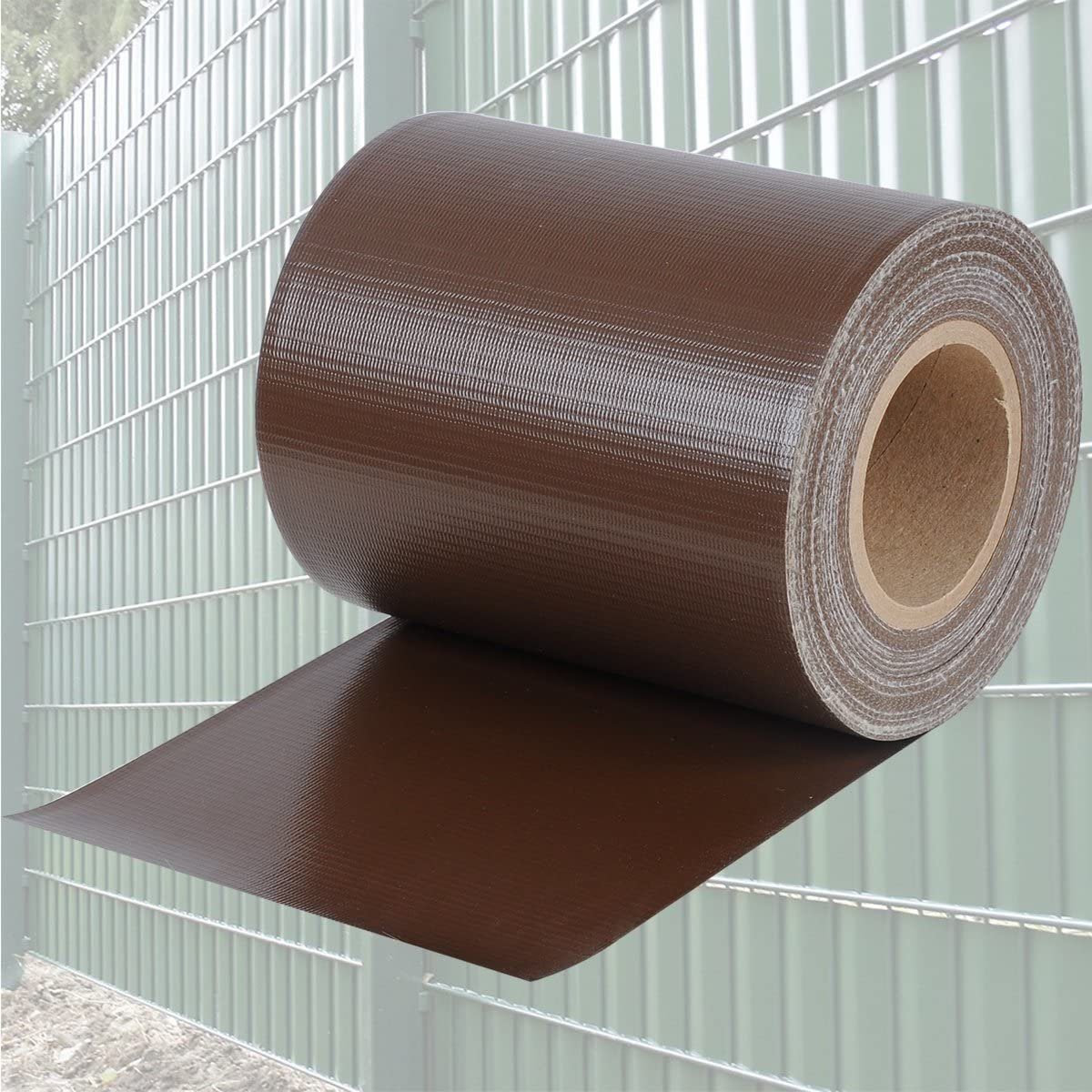 Woltu Sichtschutzstreifen, 450g/m² PVC Sichtschutz, 35 m Rolle, 19 cm Höhe