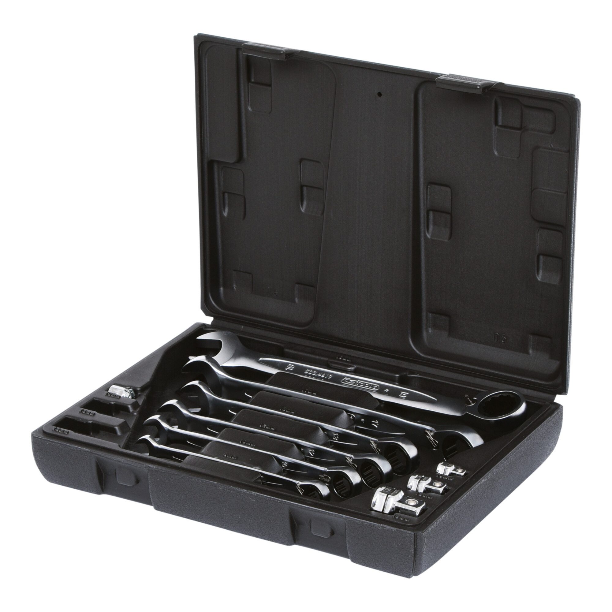 KS Tools Schraube KS Tools GEARplus Ratschenringmaulschlüssel-Satz, umschaltbar,10-teili