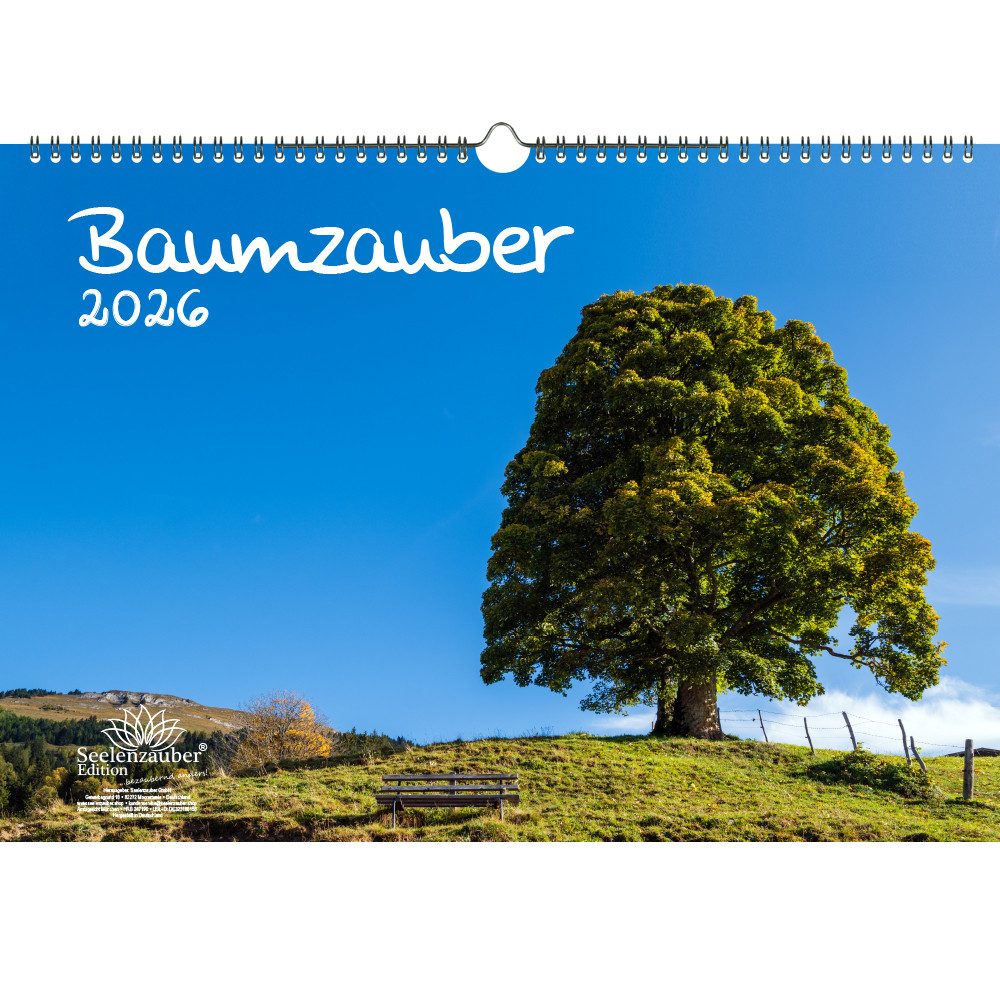 Seelenzauber Wandkalender Baumzauber DIN A3 Календари für 2026 Baum Bäume Wald Natur