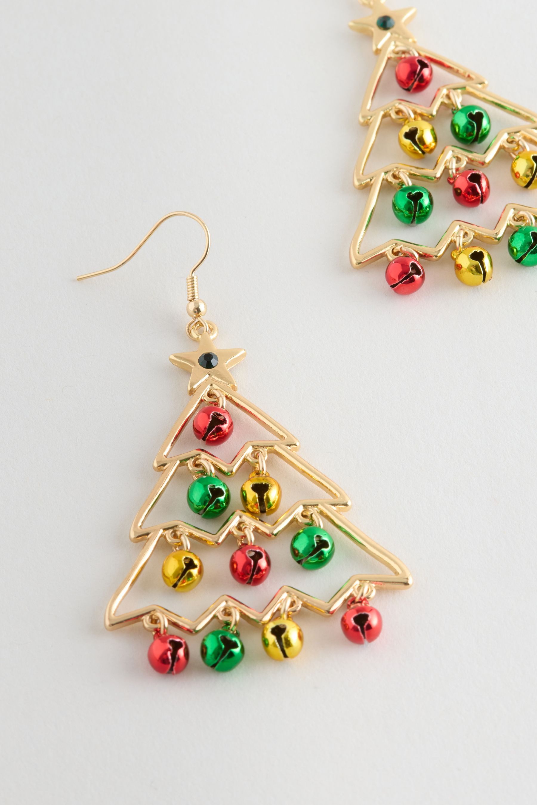Next Paar Ohrhänger Ohrhänger mit Weihnachtsbaum (1-tlg)