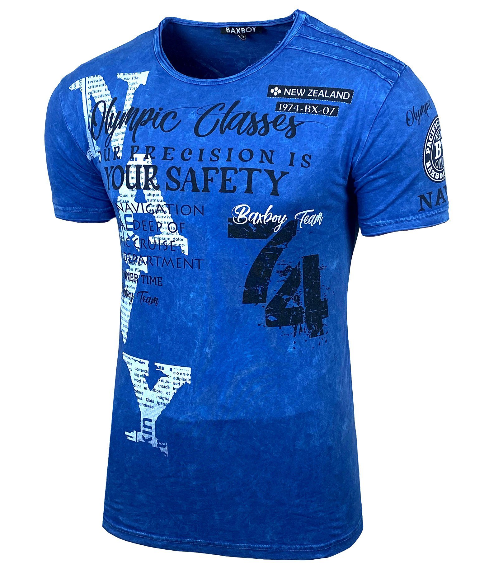 Baxboy T-Shirt Kurzarm Verwaschen Vintage Used günstig online kaufen