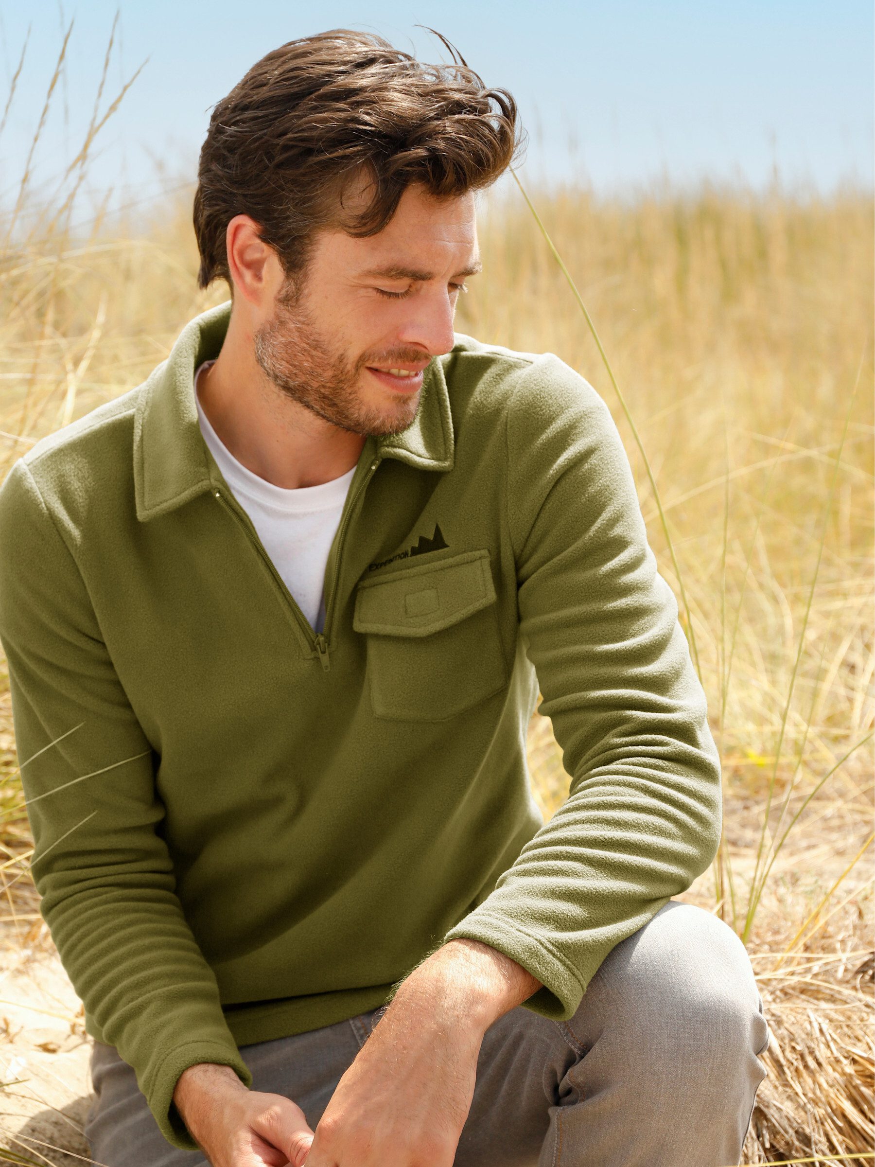 Witt Funktionsjacke Fleece-Shirt Langarm
