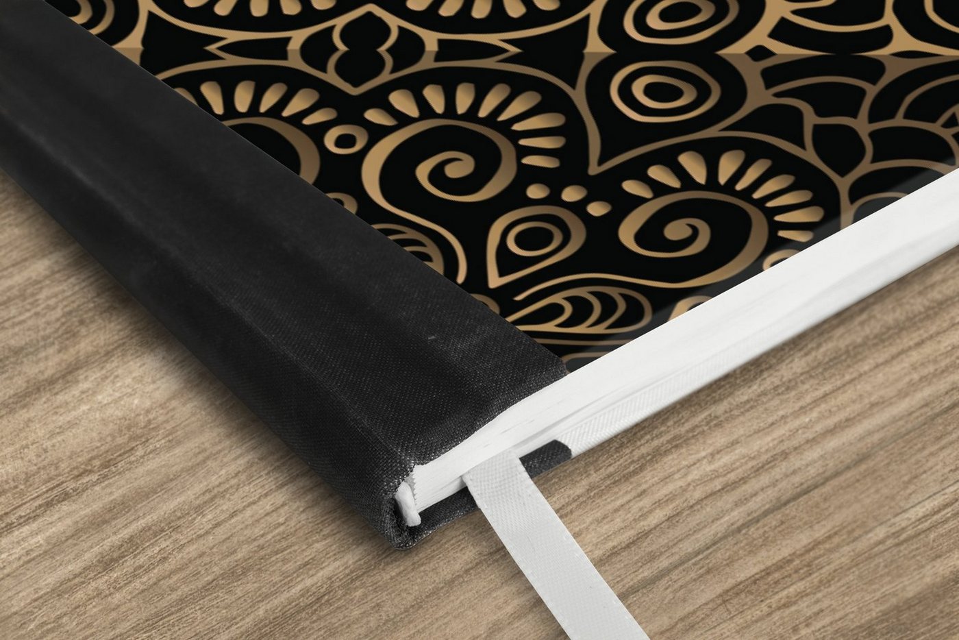 Thumbnail - MuchoWow Notizbuch Mandala indisches Muster, Notebook, Notizblock a5, Tagebuch, Journal Liniert