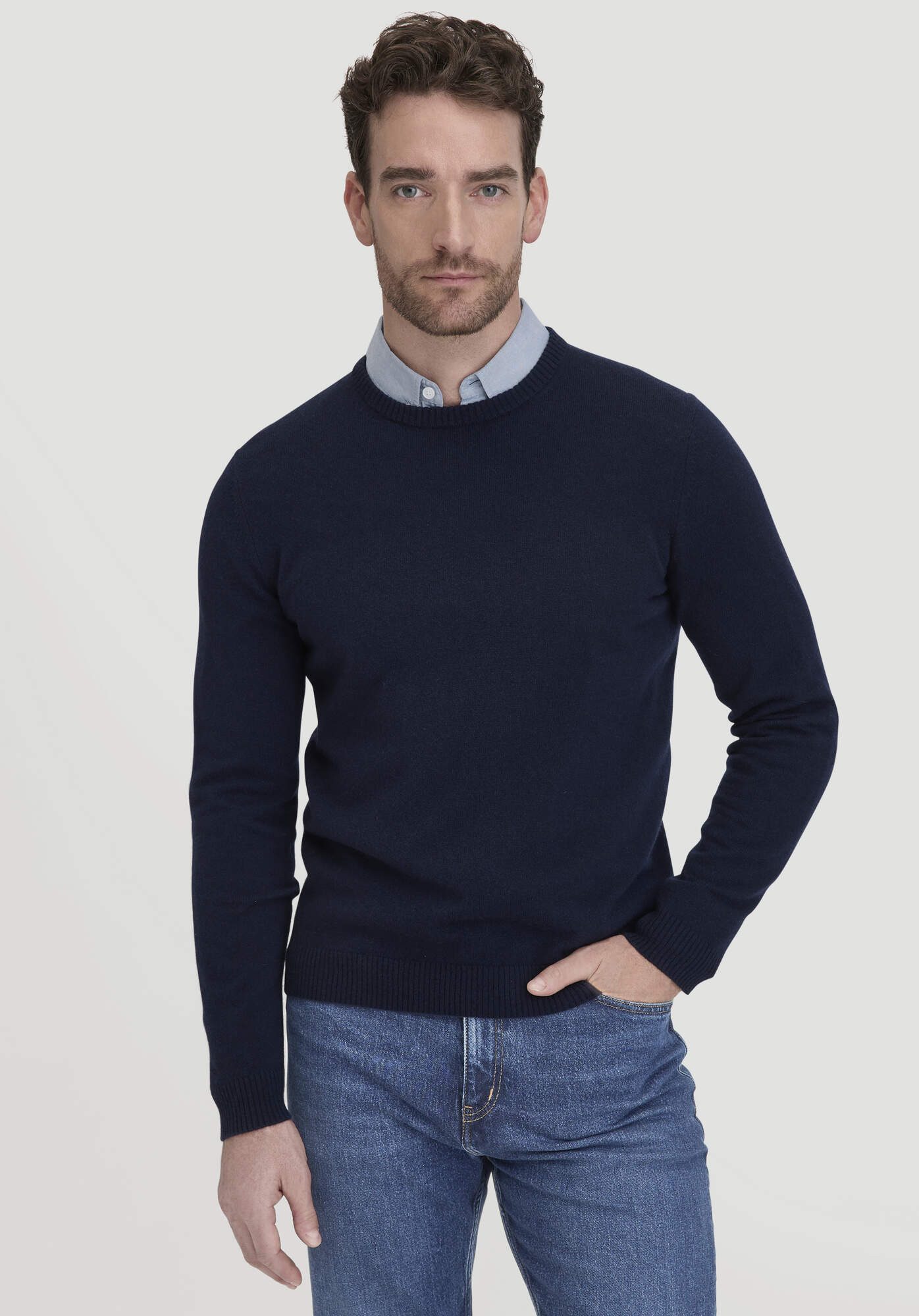 Hessnatur Strickpullover aus reinem Kaschmir (1-tlg) günstig online kaufen