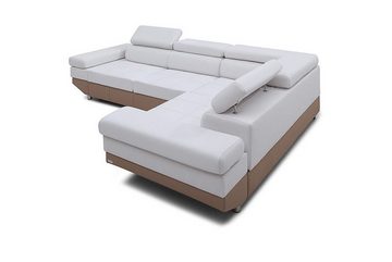 JVmoebel Ecksofa Ecksofa Wohnlandschaft Moderne Sofa Eck Couch Garnitur, Made in Europe