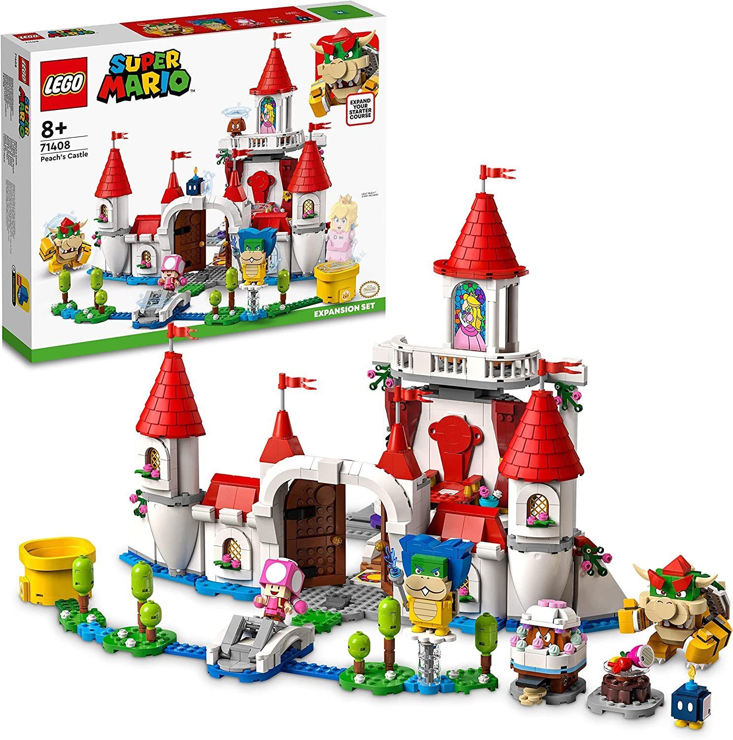 LEGO® Super Mario™ 71408 Pilz-Palast - Erweiterungsset Spielbausteine, (1216 St)