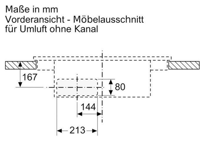 NEFF mit Dunstabzug T48CD7AX2 Kochfeld