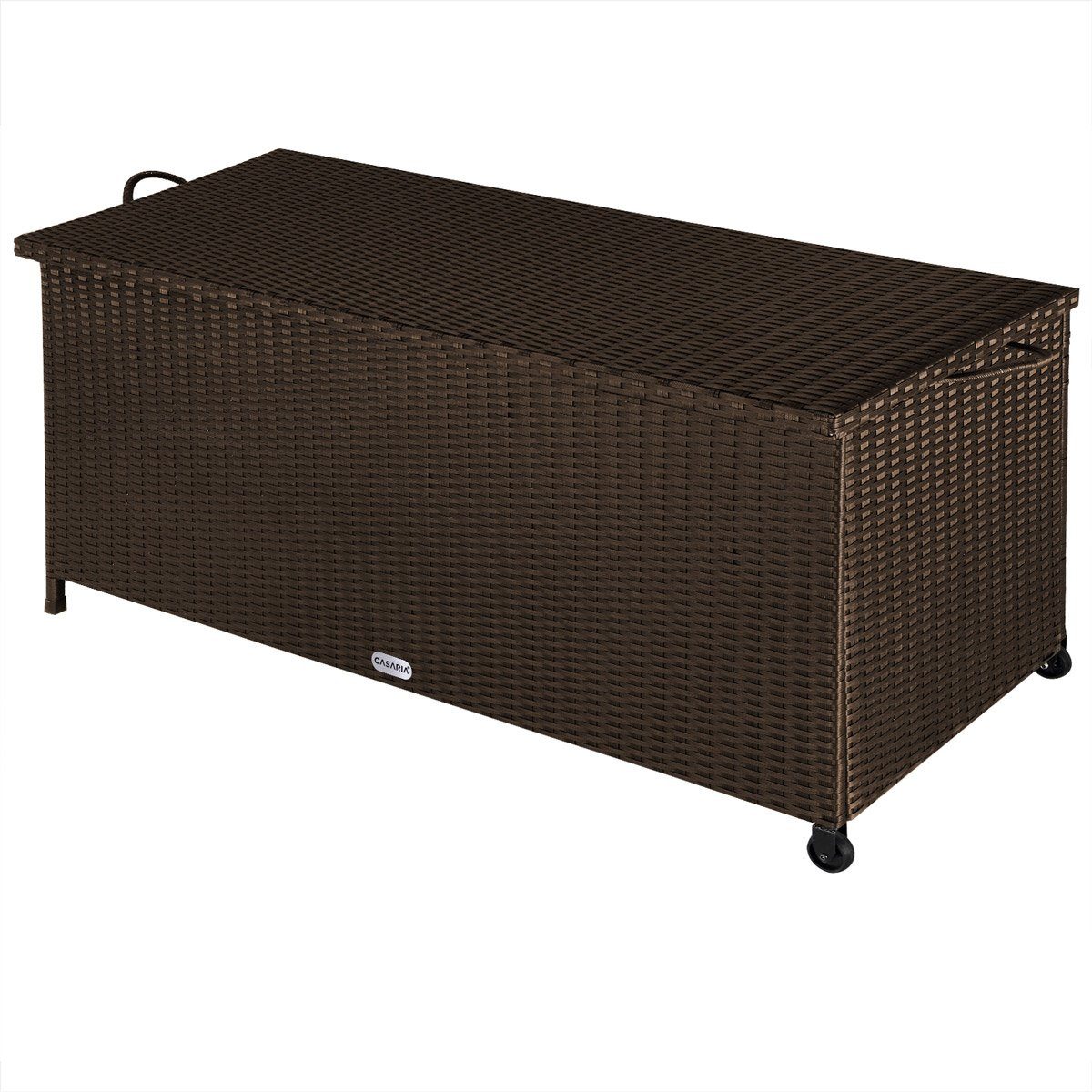 Casaria Auflagenbox, Innenplane, Rollen, Haltegriffe, Gasdruckfedern