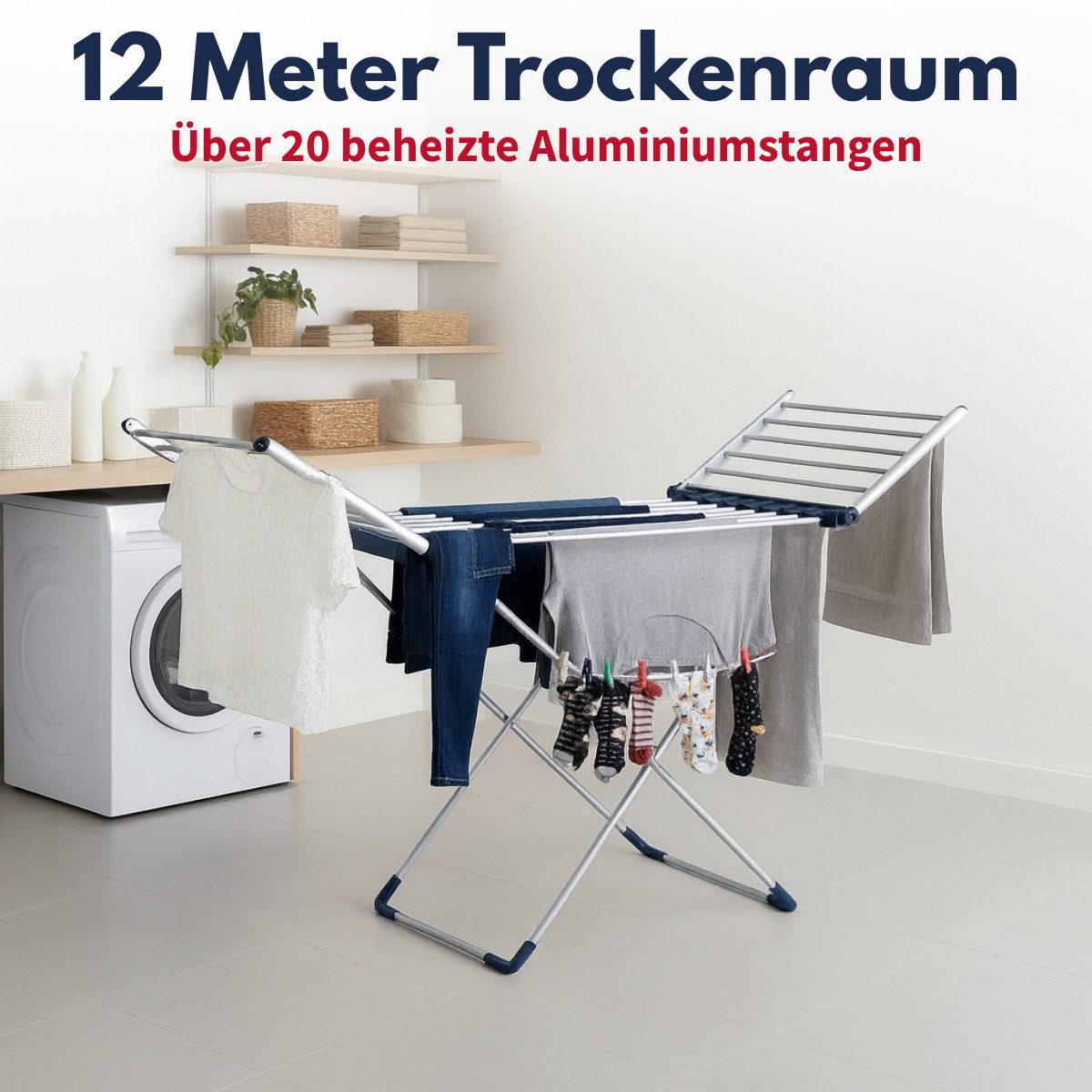 DIRT DEVIL Wäscheständer Dirt Devil Wäscheständer 230W IPX1