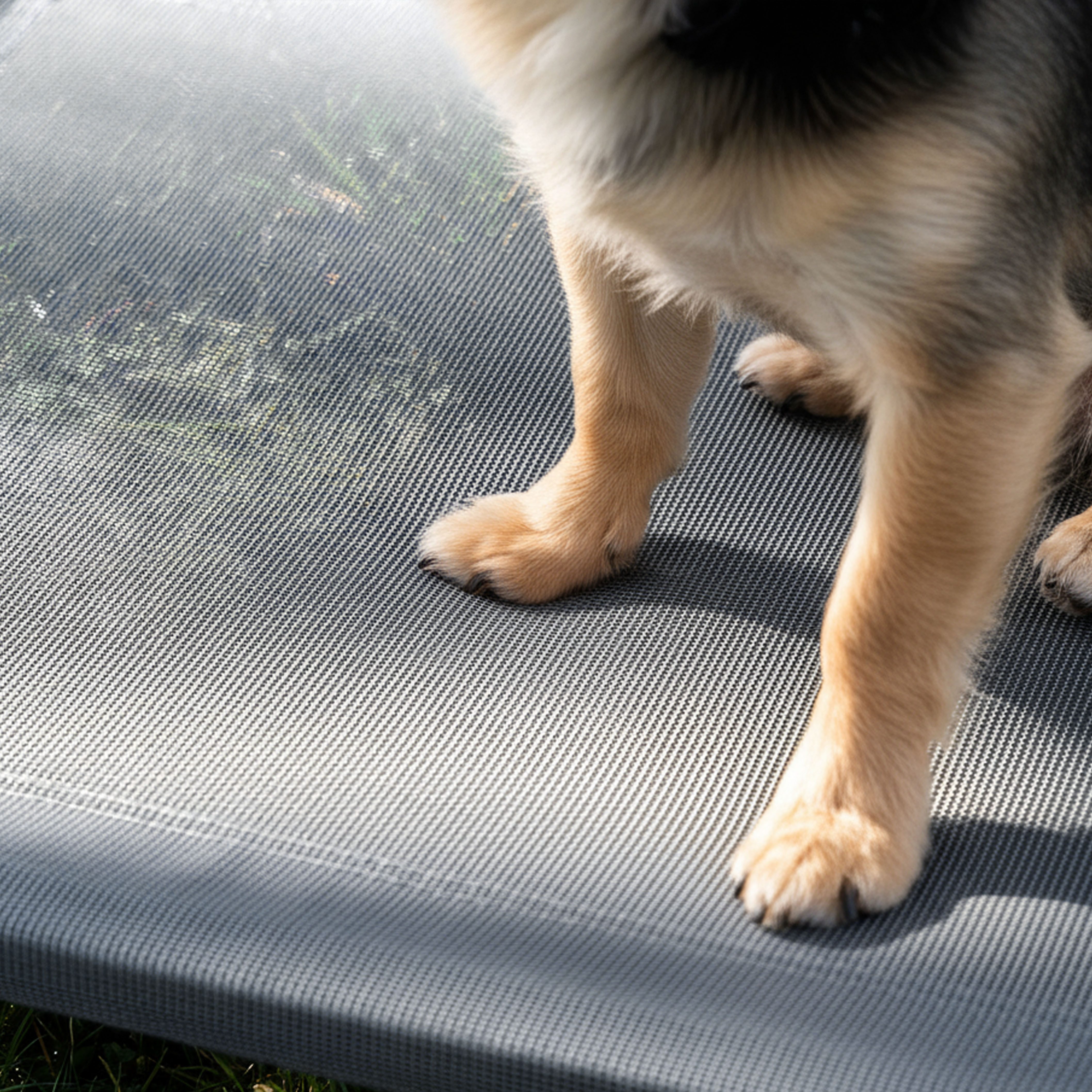 belviona Hundebett erhöht, wetterfeste Outdoor-Hundeliege, Mesh-Material & Metallrahmen, atmungsaktiv & pflegeleicht