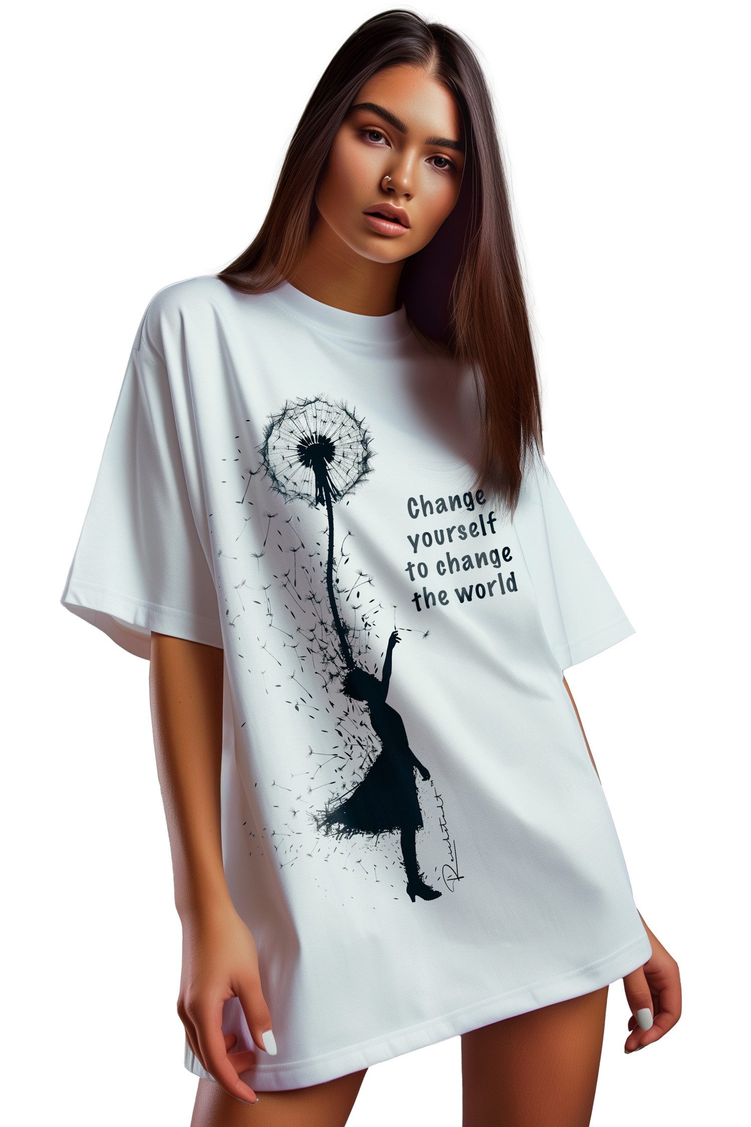 Reichstadt Print-Shirt Casual Oversize Shirt 24RSW057 günstig online kaufen